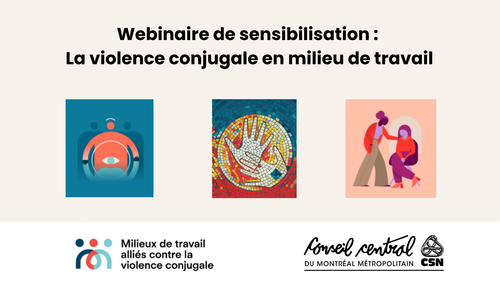 Webinaire: La violence conjugale en milieu de travail