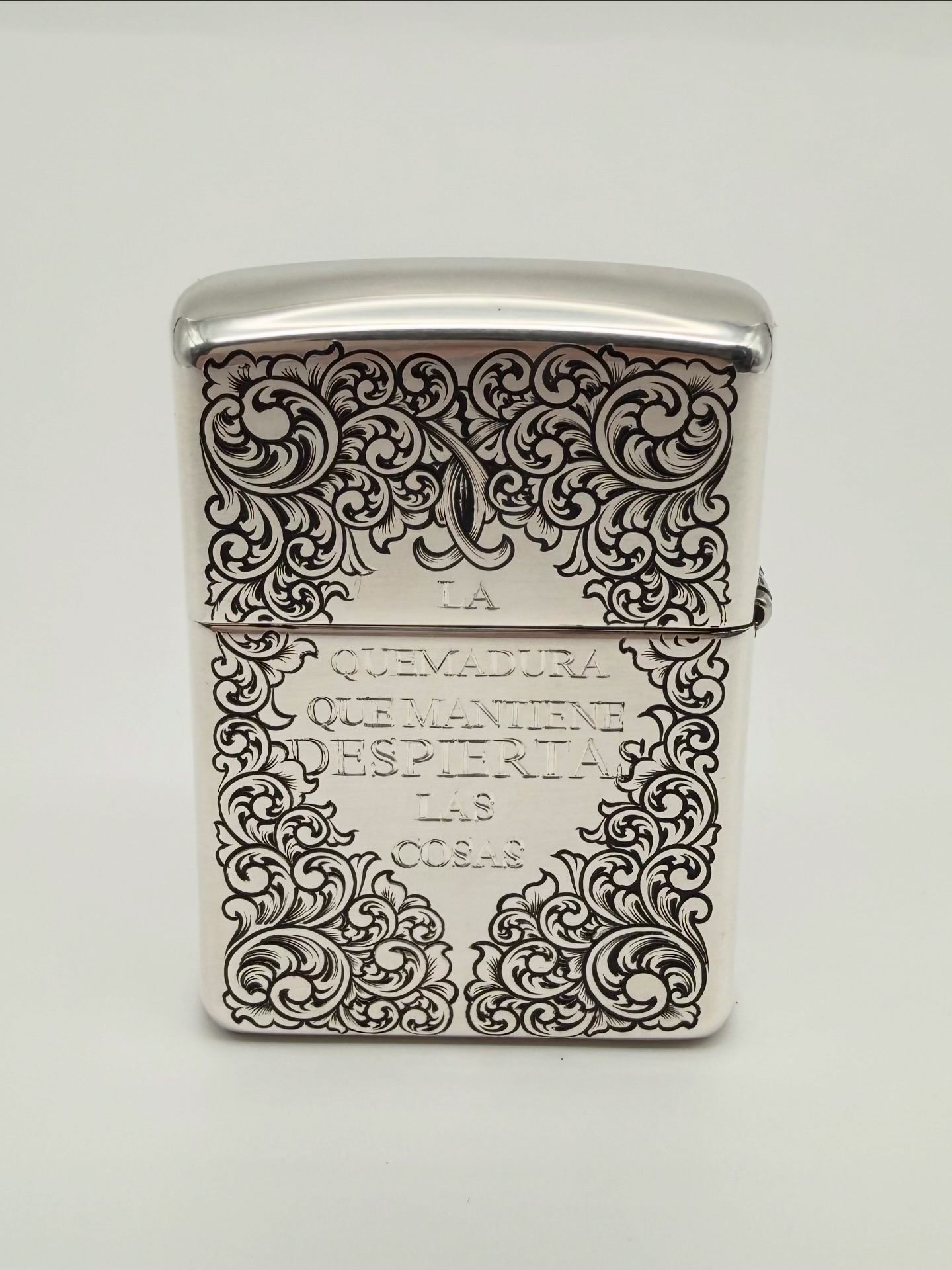 First project of 2026 done and dusted. Sterling Silver Armor Zippo 