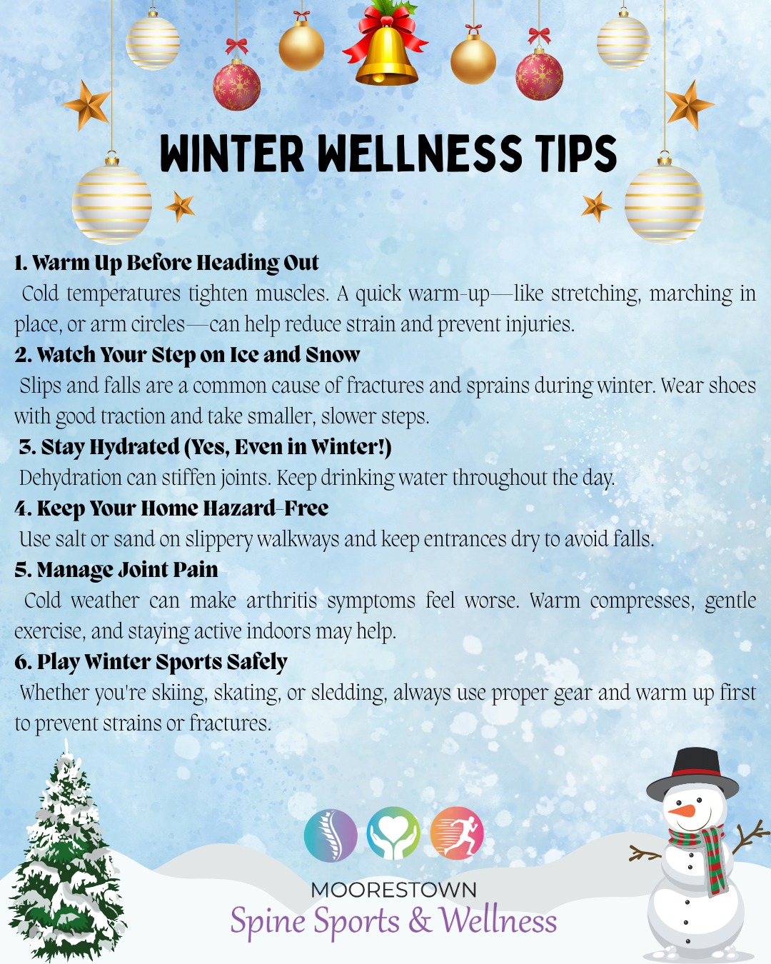 Spine - Winter is here- But stiffness doesn't have to be! Enjoy theses ...