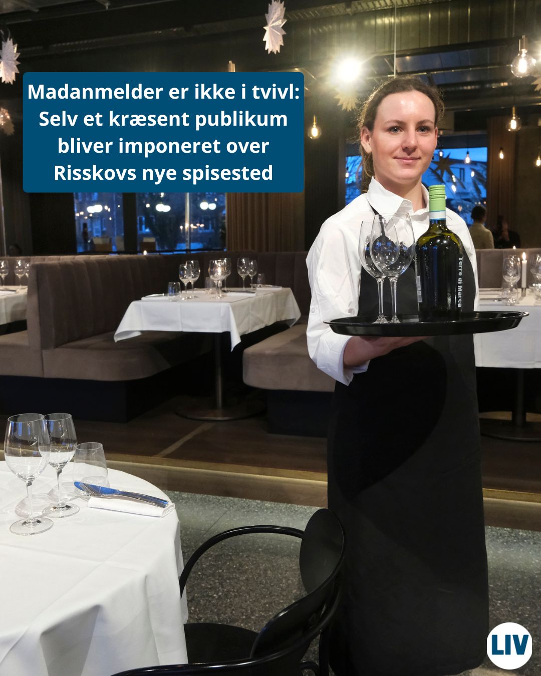 Risskov - Allerede inden første ret når bordet, sker der noget i ...