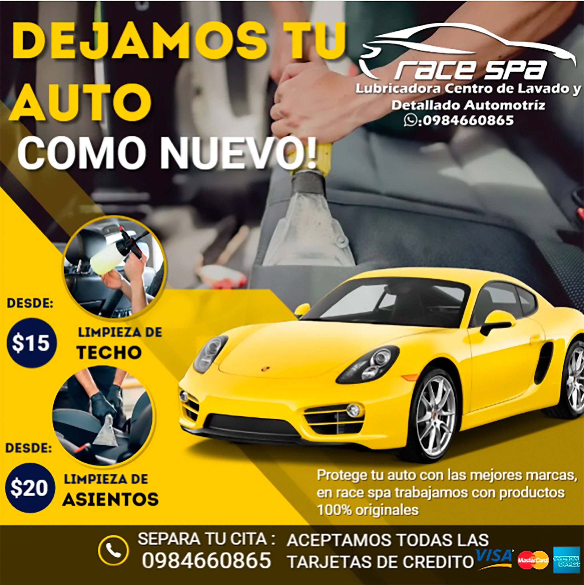 RACE SPA Centro de Lavado y Detallado Automotriz | Ambato