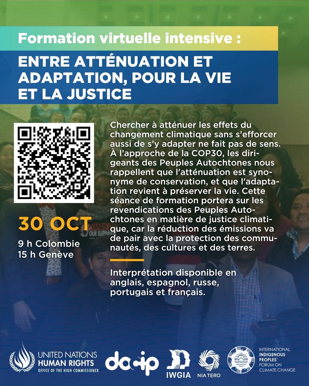 UN - 🌍 Rejoignez les leaders autochtones qui se préparent pour la # ...