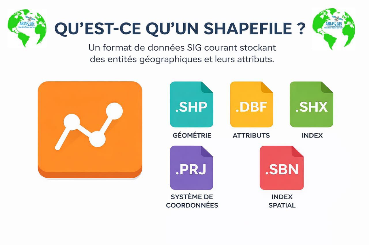 ARIAS - 📌 COMPRENDRE LE #SHAPEFILE EN #SIG Le #Shapefile est l’un des ...