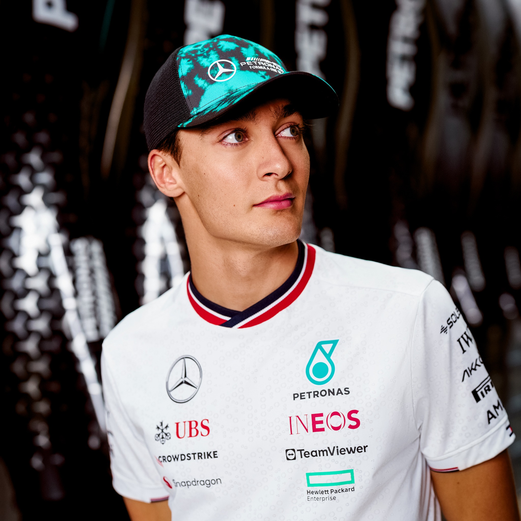 Mercedes AMG Petronas Formula 1 X George Russell Bambini Cappellino 701227963 003