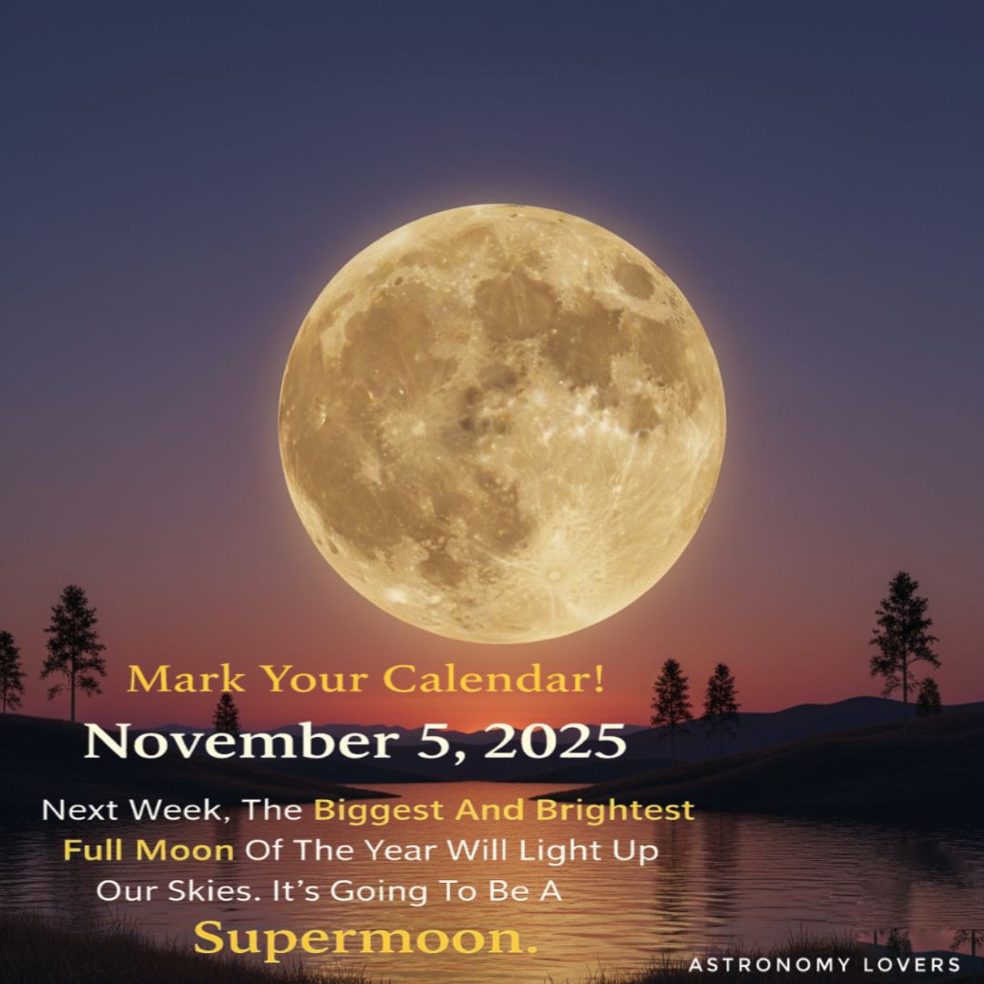 Astronomy - 🌕 THE BEAVER SUPERMOON — NOVEMBER 5, 2025 The Brightest and ...