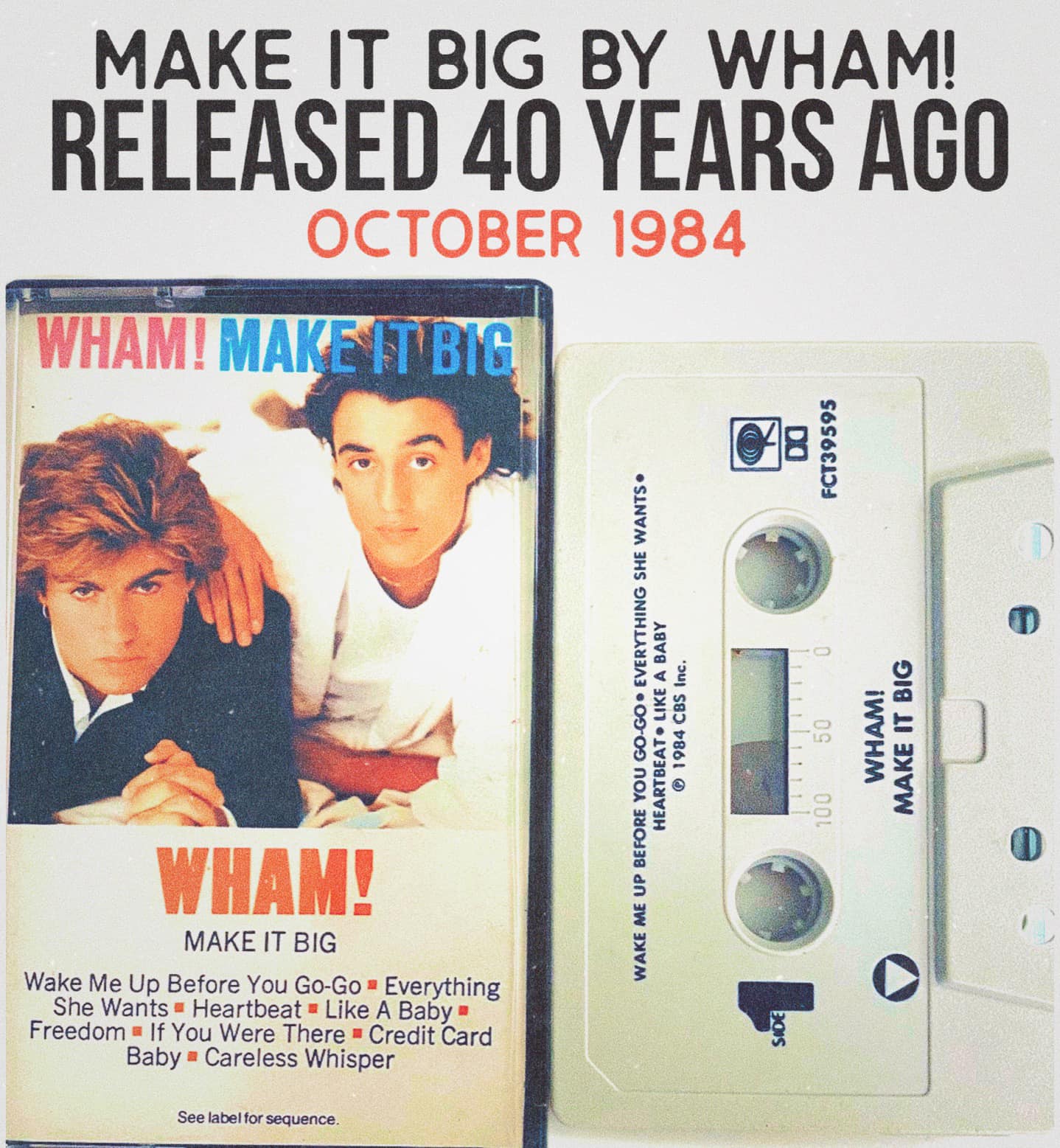Rerun The 80s - Make It Big, the second studio album by... | Facebook