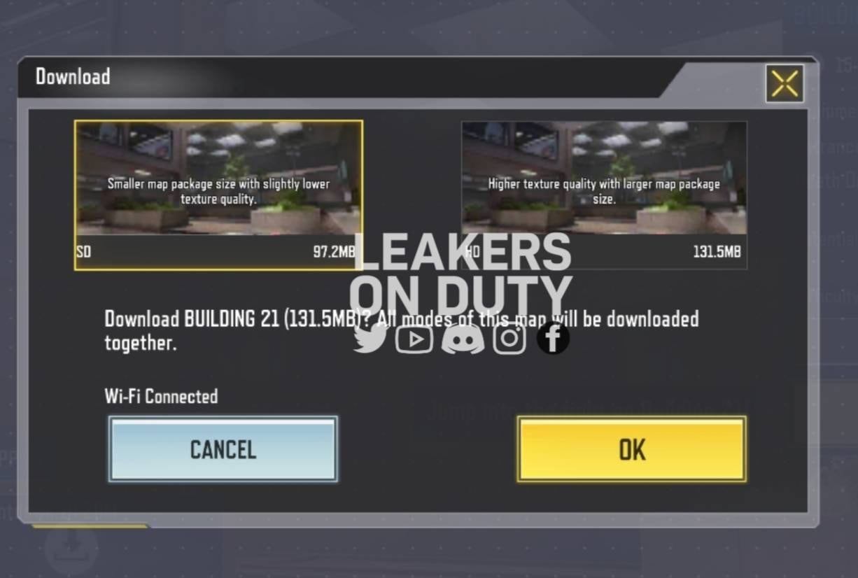 Leakers - The DMZ “Building 21” map will also be available in both SD ...