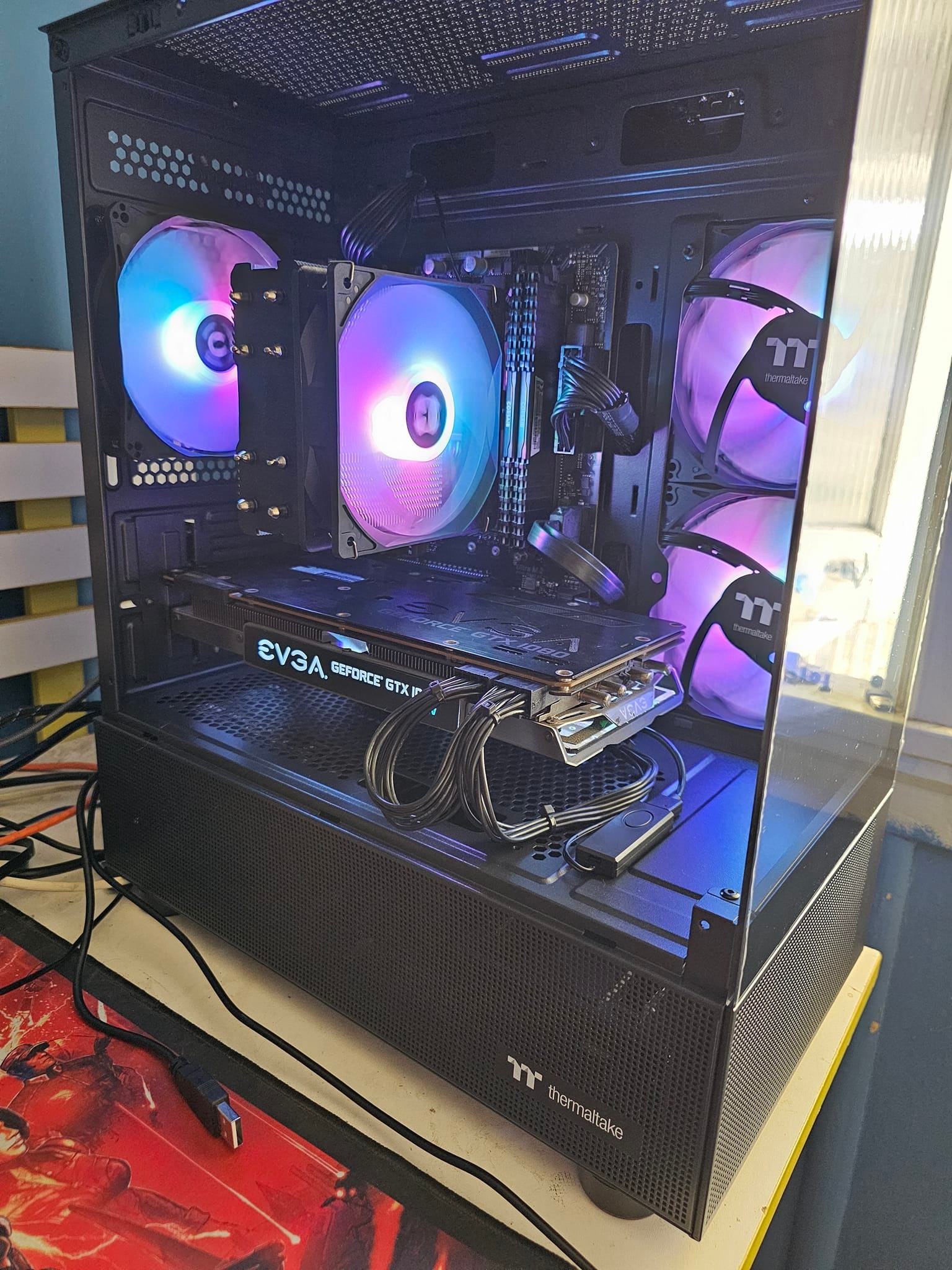First gaming PC build with Ryzen 5 3600 and GTX 1070
