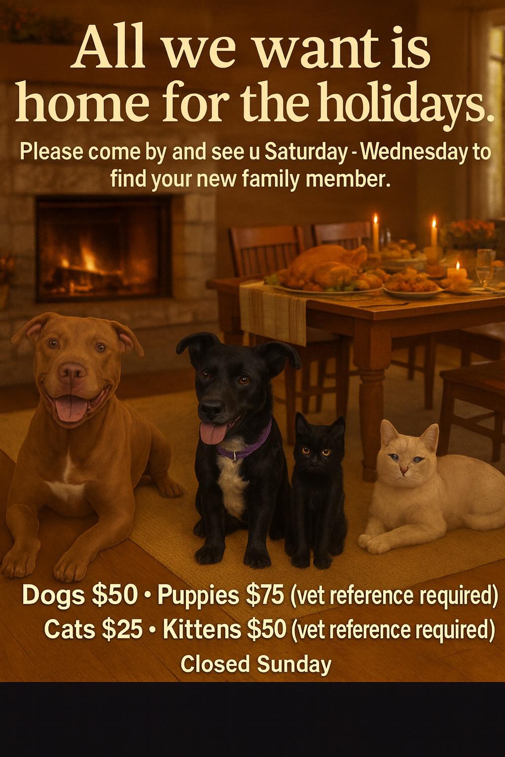 Elizabethton/Carter - Home for the Holidays Adoption Event! Help us ...