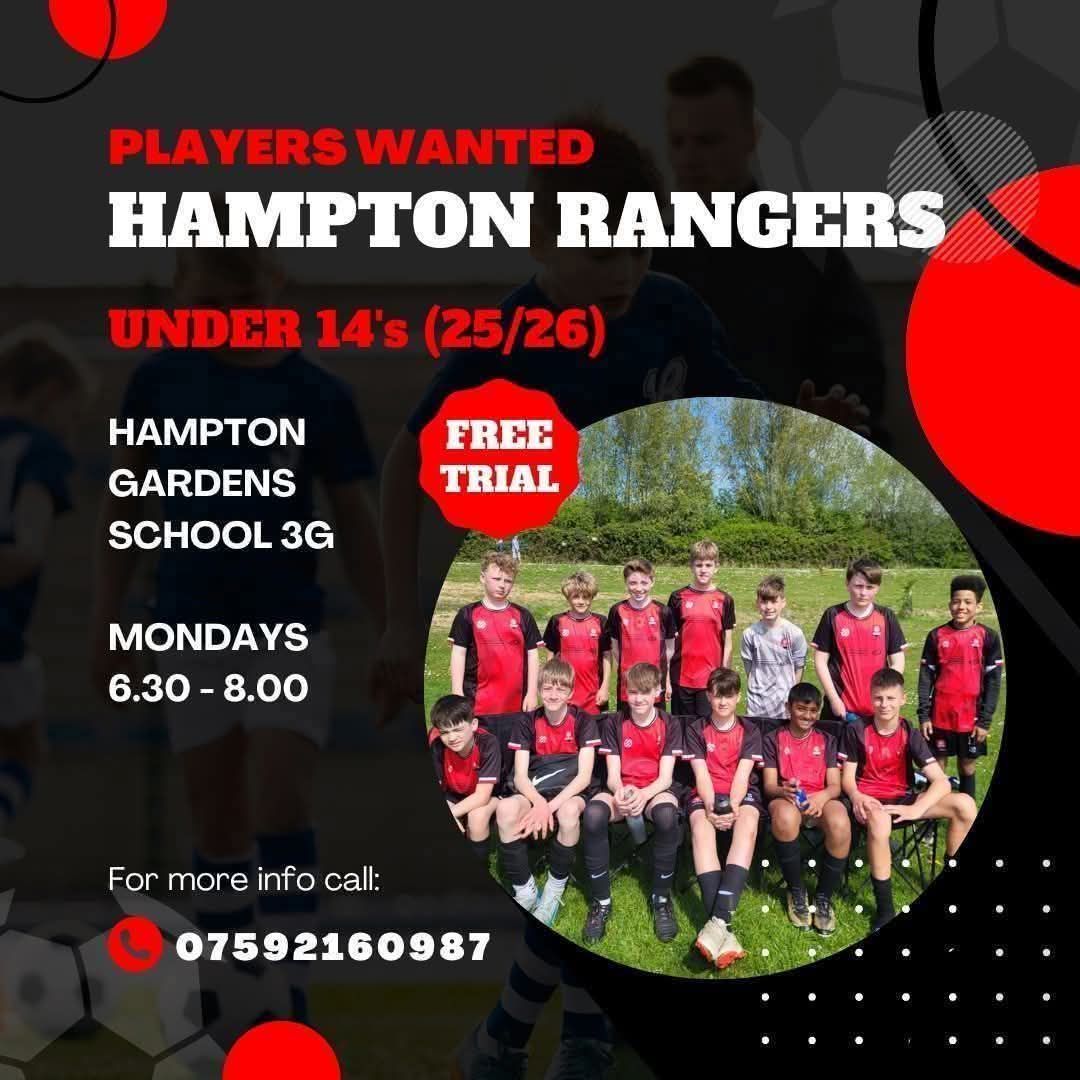 Hampton Rangers Football Club | Peterborough