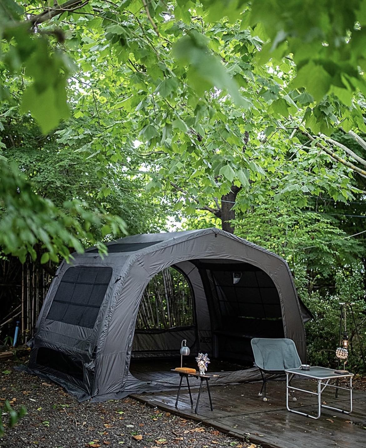 KZM AON T-250 air shelter. Inflatable tube structure. Polyester
