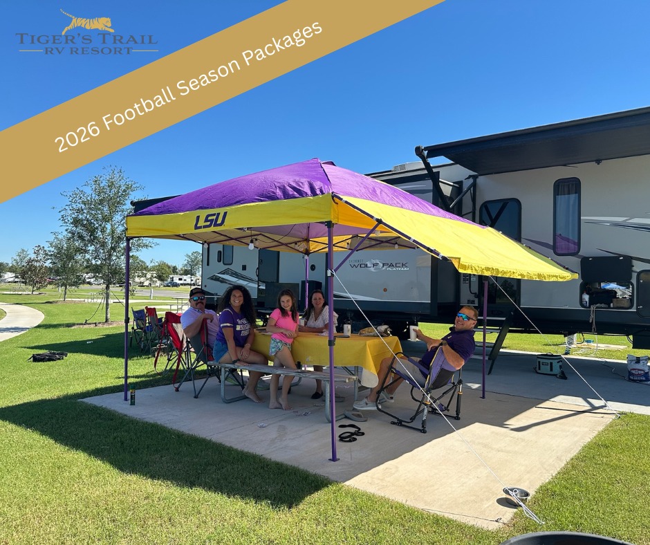 Tiger's - Announcing 2026 LSU Football Season RV Sites! 💜💛We have two ...