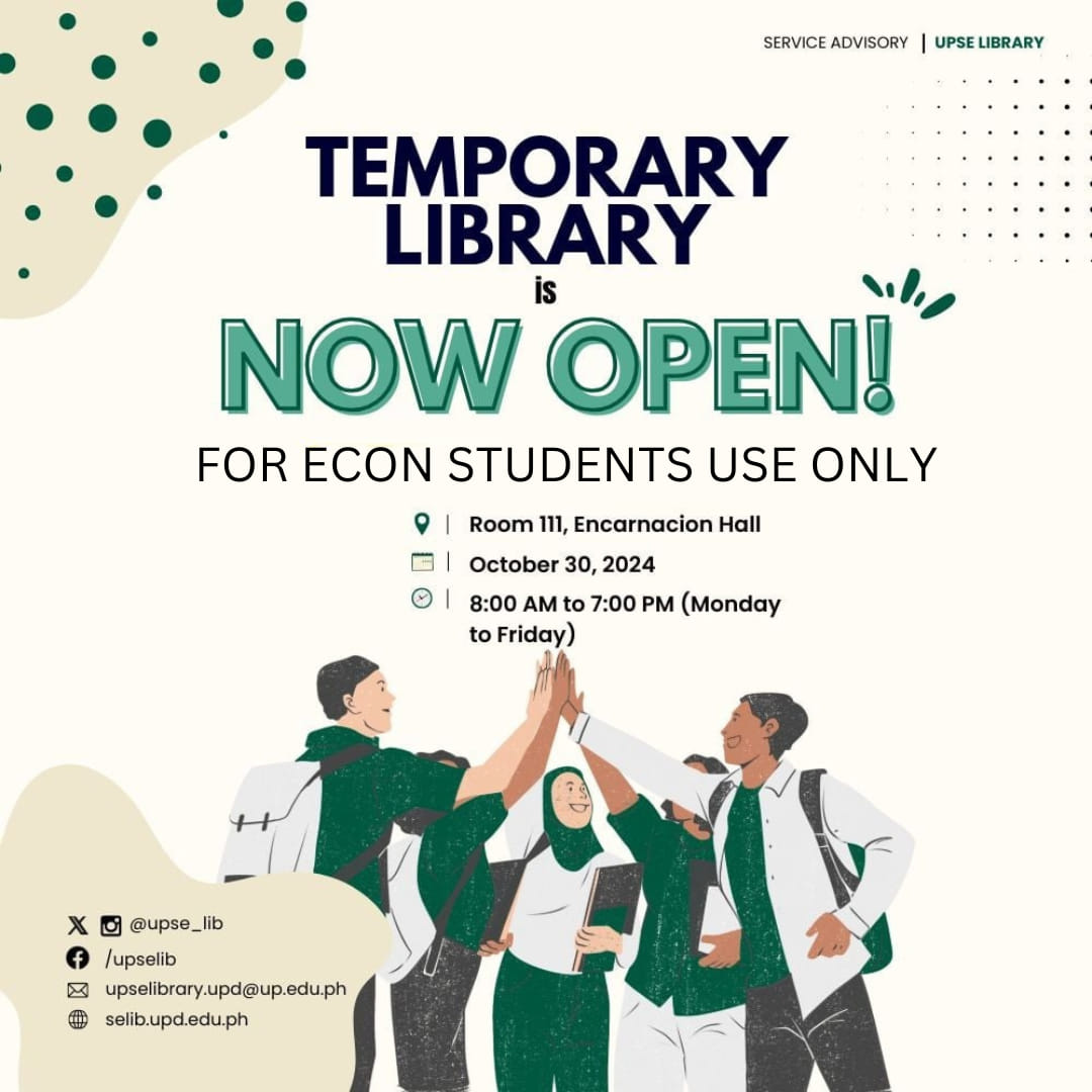 UP School of Economics Library | Quezon City