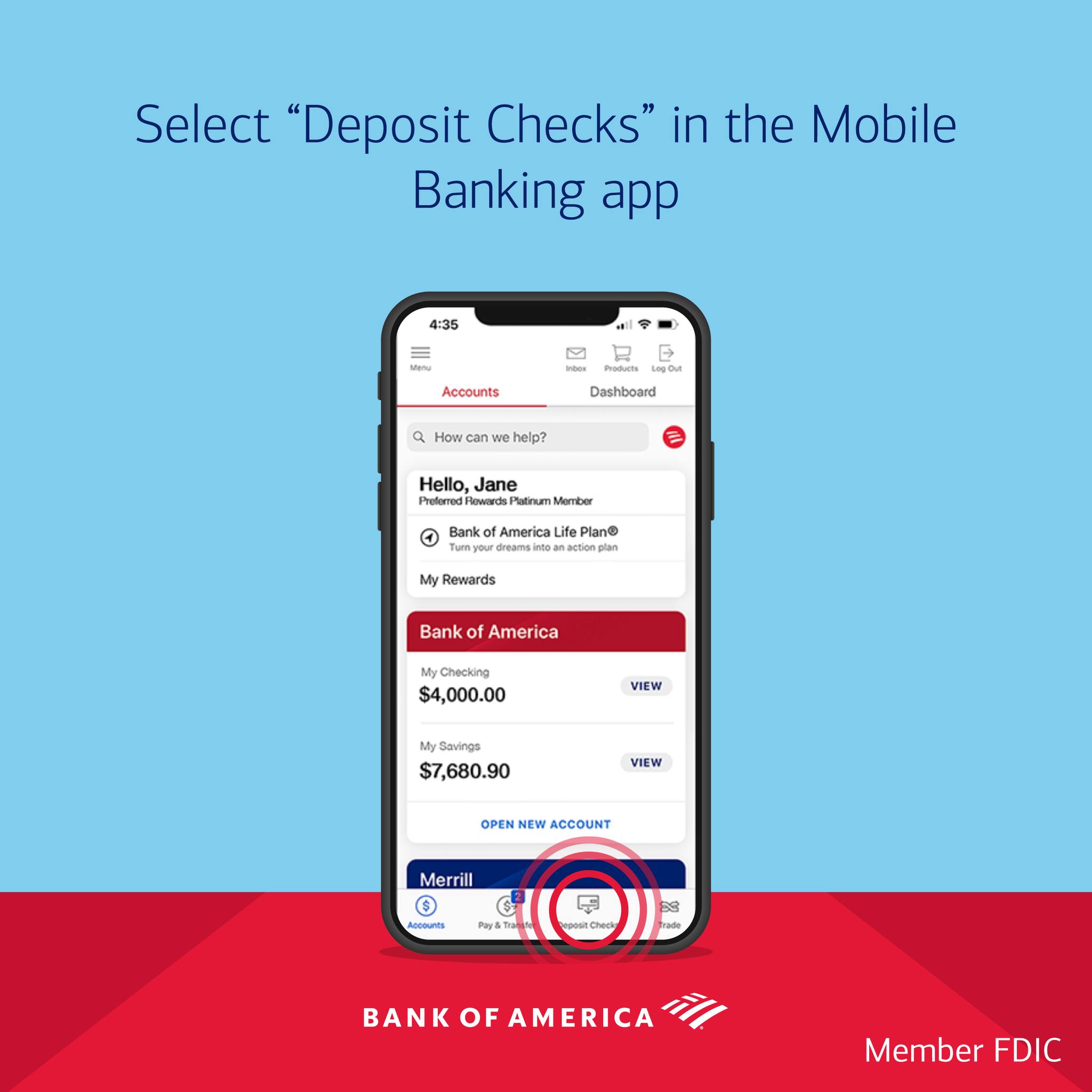 Bank of America - Hey, grads — no need to go to the bank...