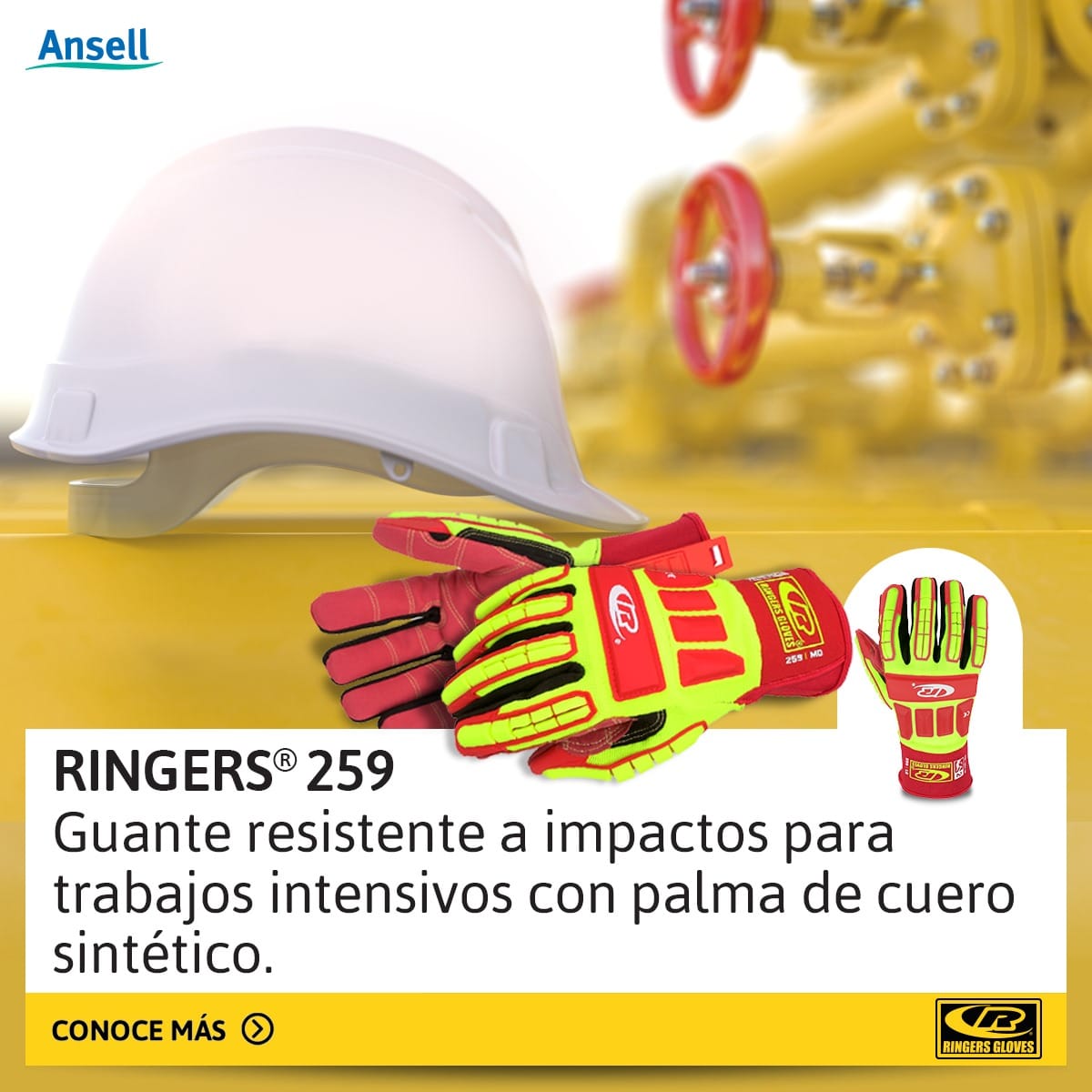 Los guantes Ringers R resistentes... - Mundo de la Seguridad