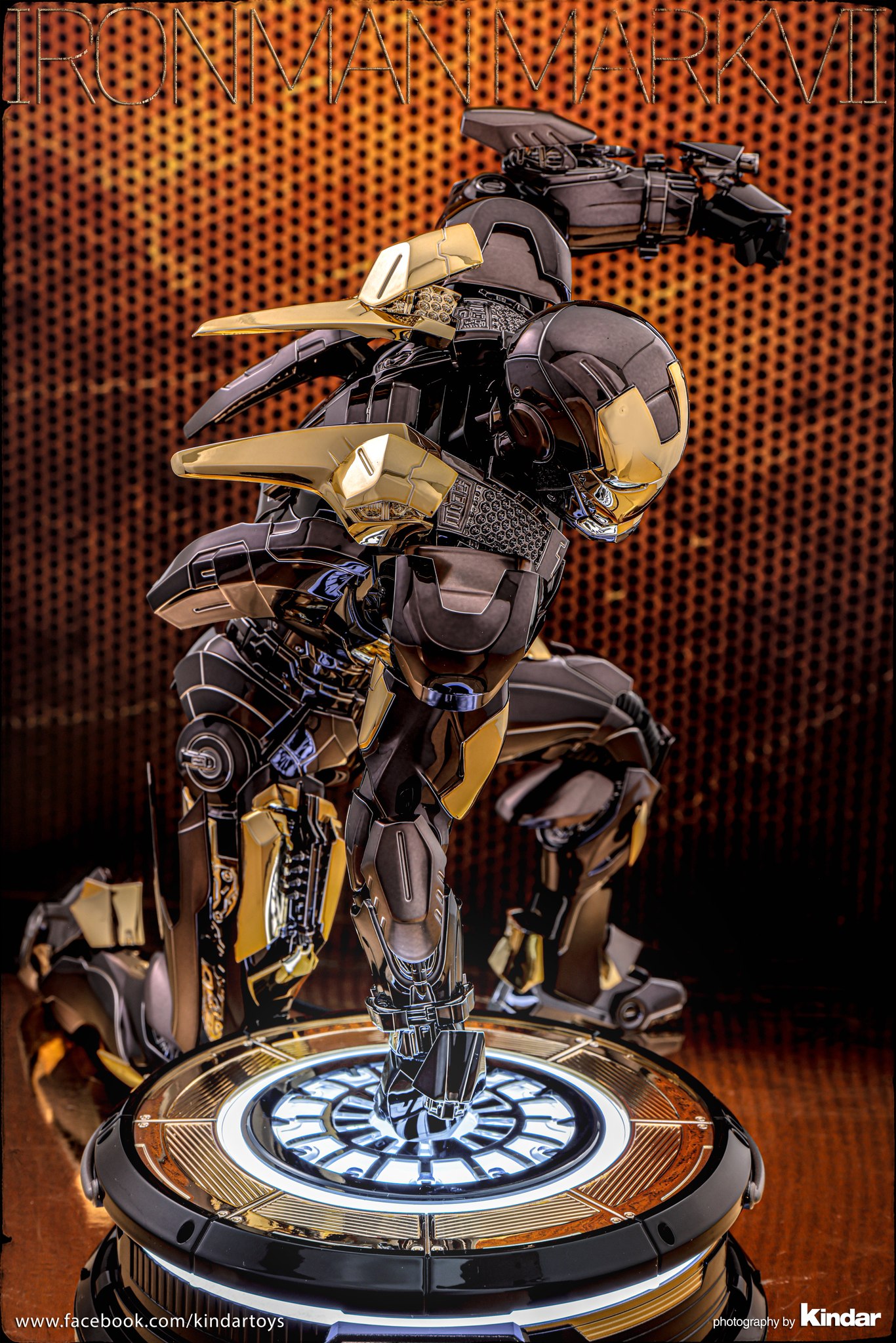 The Avengers - 1/6th scale Iron Man Mark VII (Black and Gold 