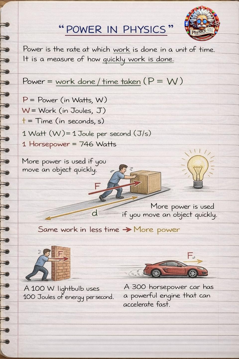 Physicscalculations - Power in physics | Facebook