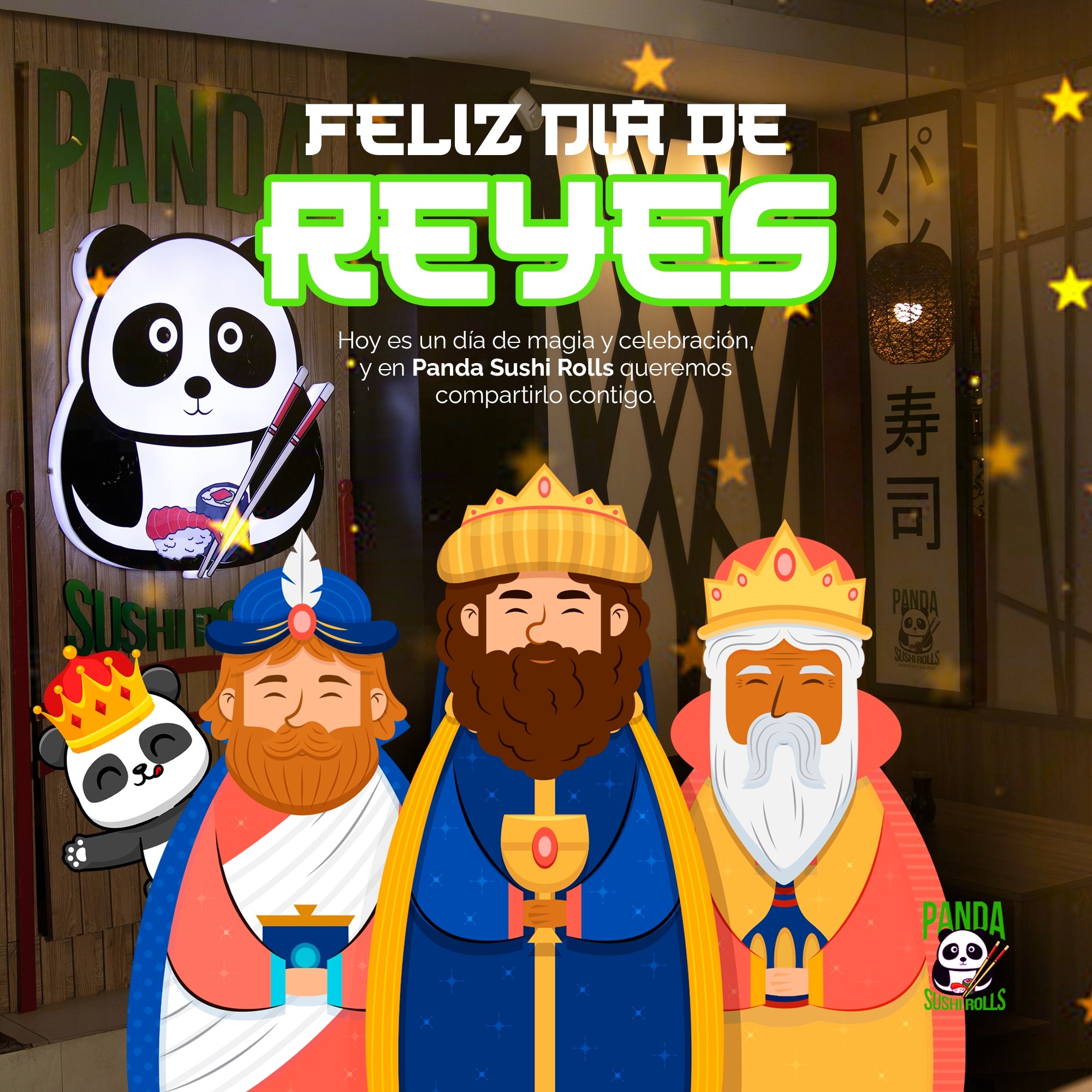 👑🍣 ¡Celebra el Día de Reyes con... - Panda Sushi Rolls
