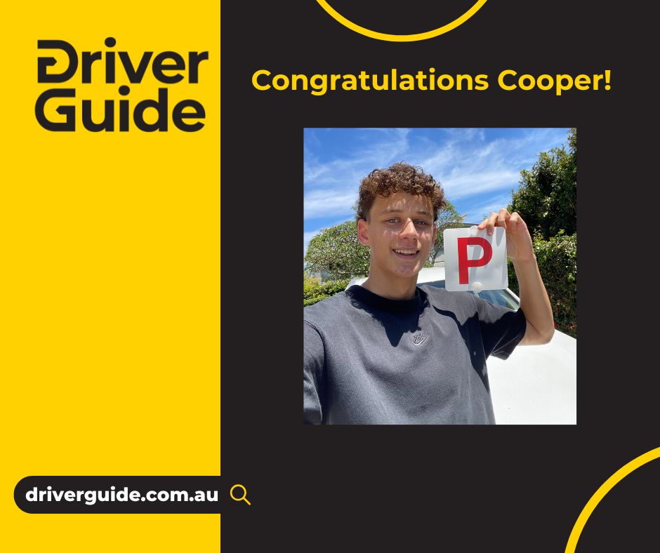 Driver Guide - Congratulations to Cooper for passing his... | Facebook