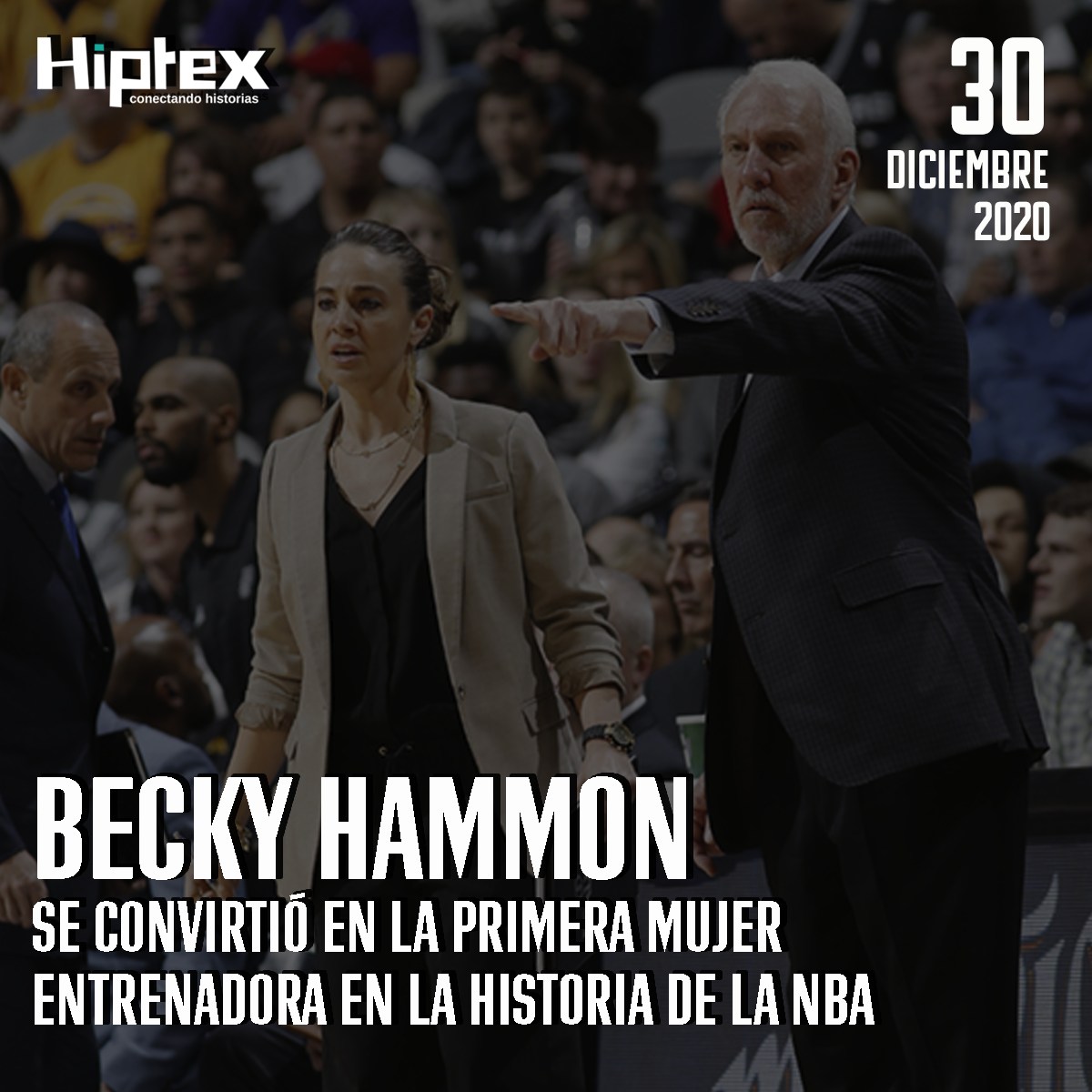 Hiptex - #UnDíaComoHoy pero del 2020, Becky Hammon se convirtió en la ...