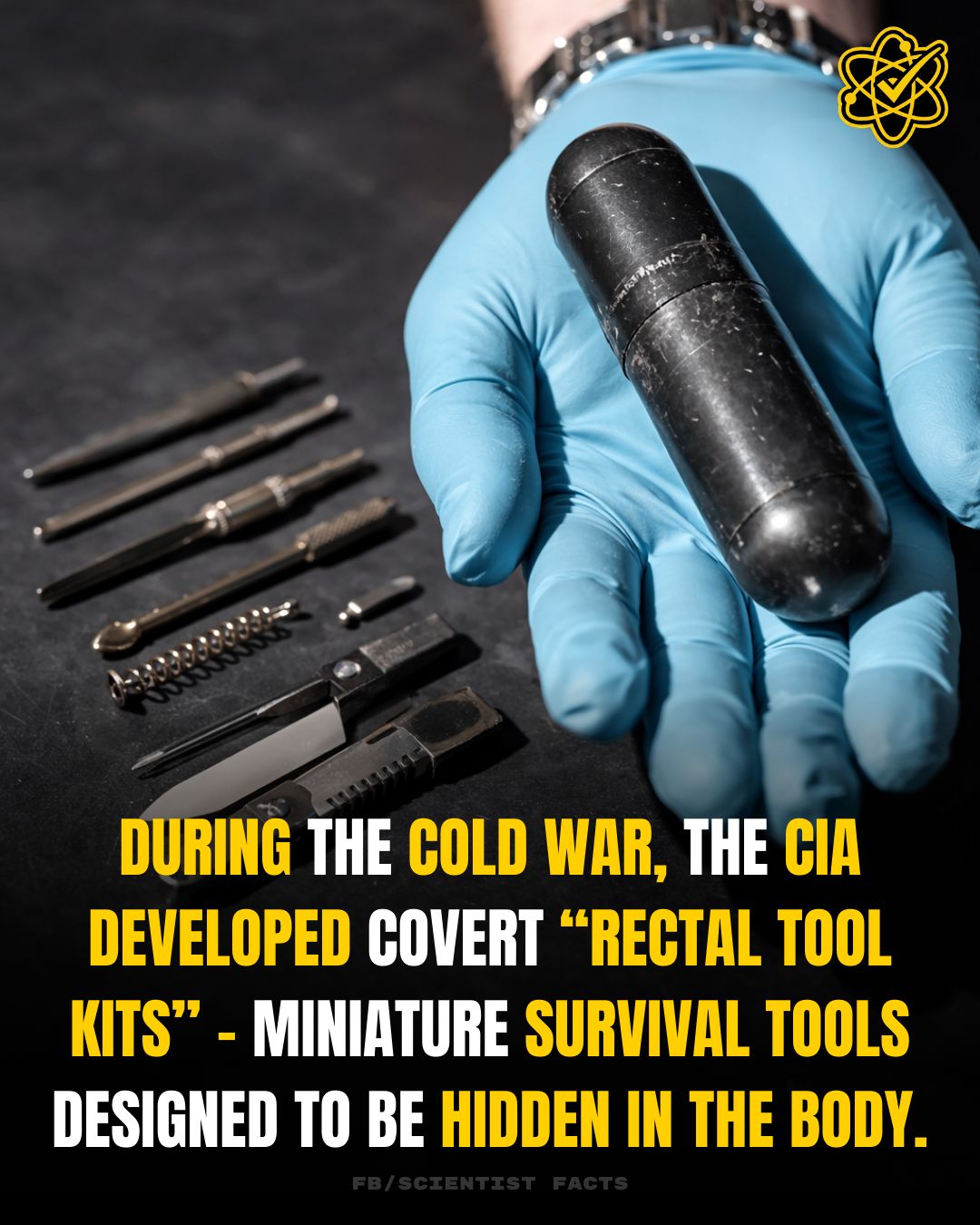 CIA's secret rectal tool kits for Cold War spies