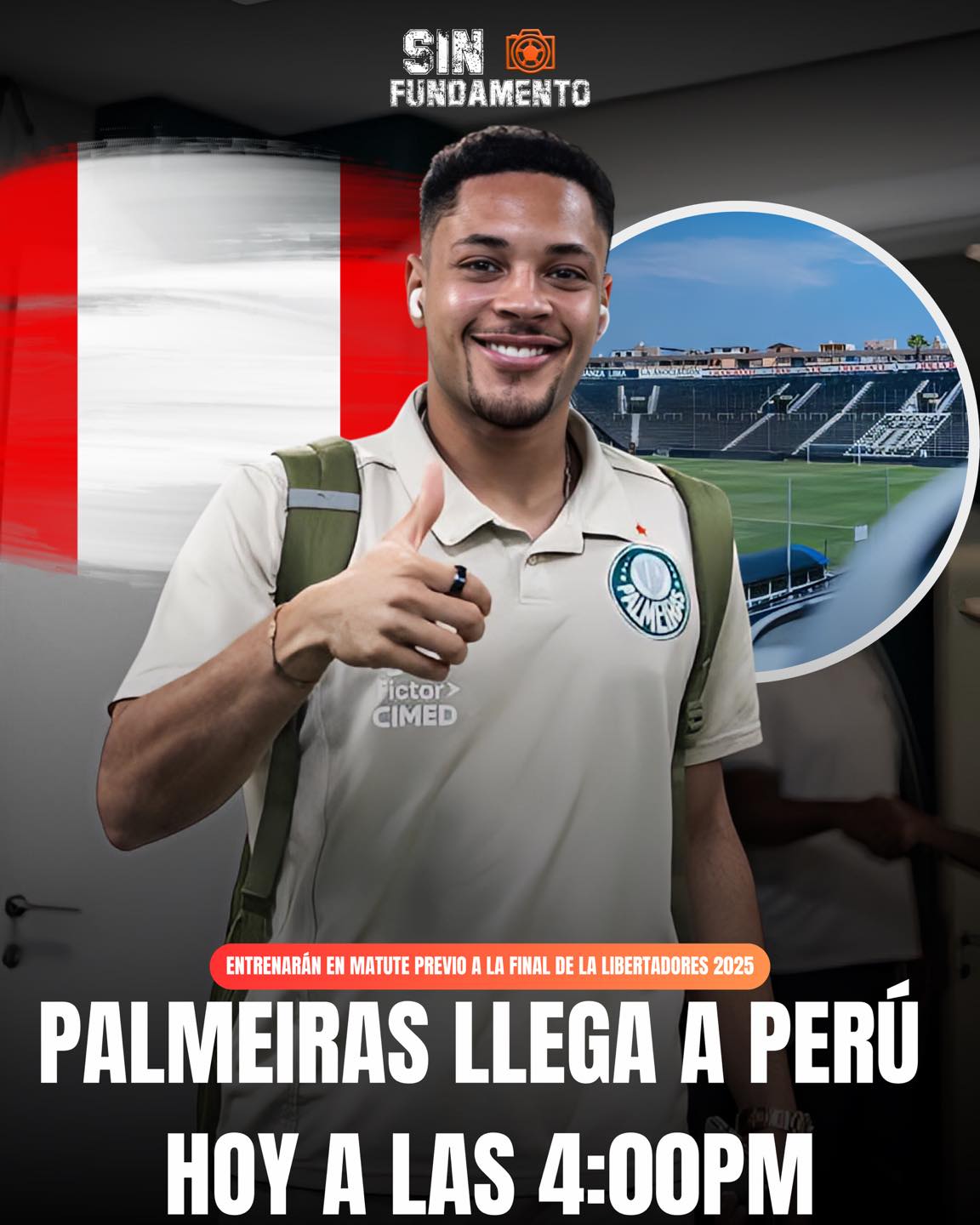 SinFundamento - ️🗣Palmeiras llega hoy a Perú y entrenará en Matute ...