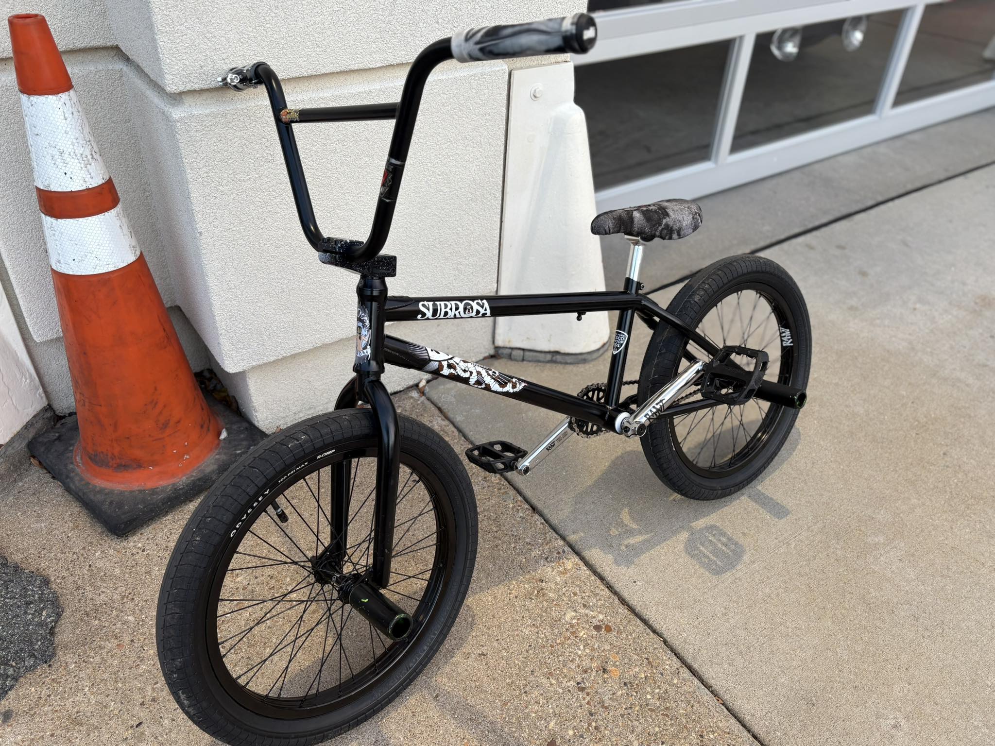 What are alternatives to brake mount posts for a Subrosa BMX bike?