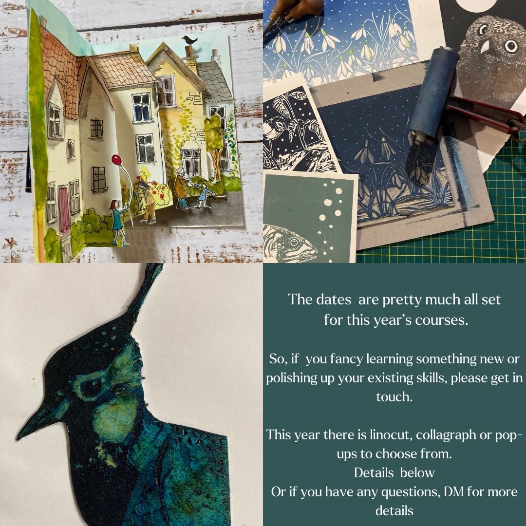 Workshop List 2024... - Sue Welfare Artist & Printmaker | Facebook