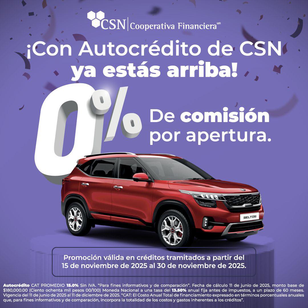 🚗 ¡Tu próximo auto está más... - CSN Cooperativa Financiera | Facebook