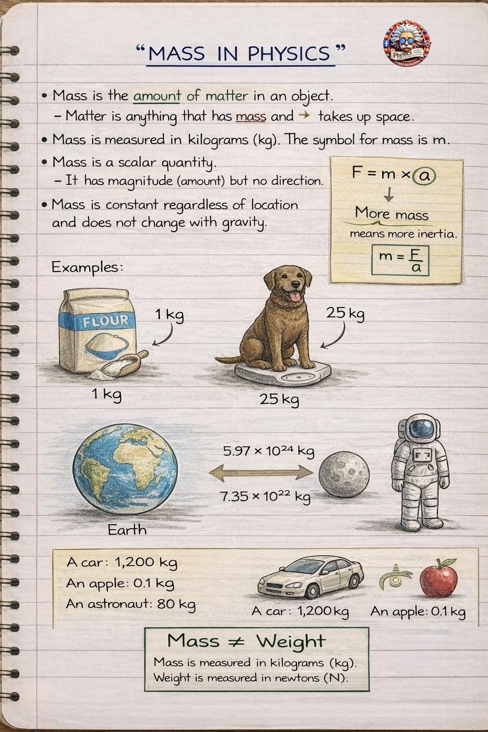 Physicscalculations - Mass in physics | Facebook