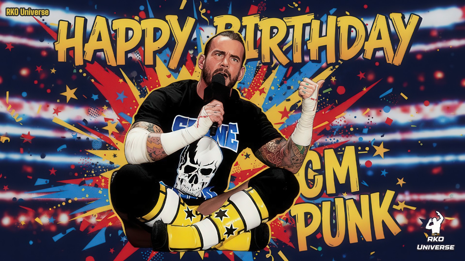 RKO - Happy birthday to the 'Best in the World,' CM Punk 🥳 #WWE #CMPunk ...