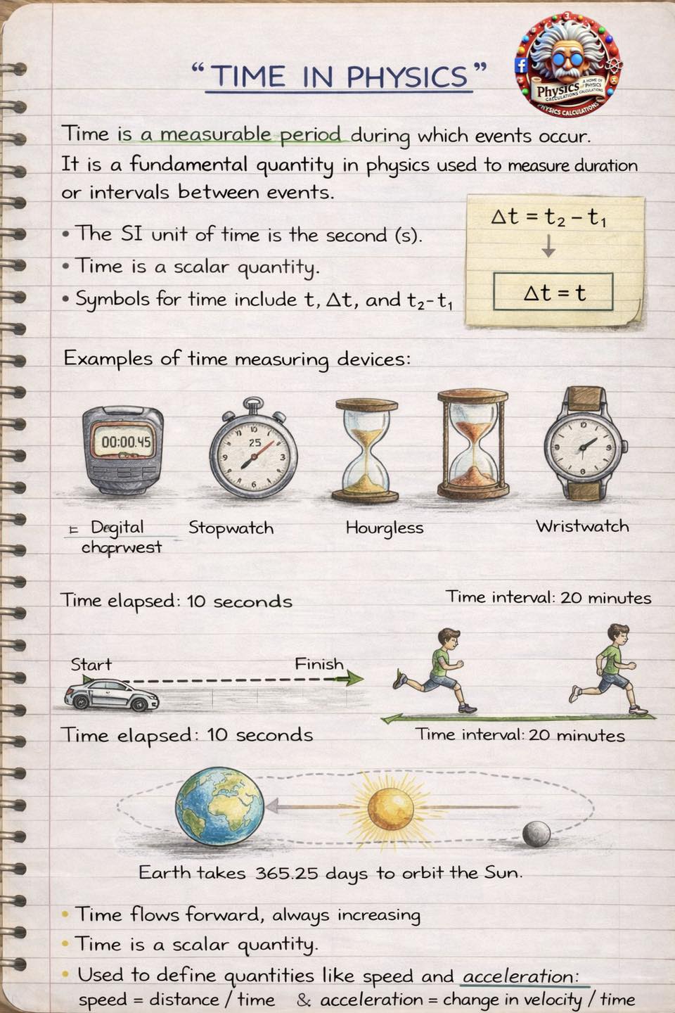 Physicscalculations - Time in physics | Facebook