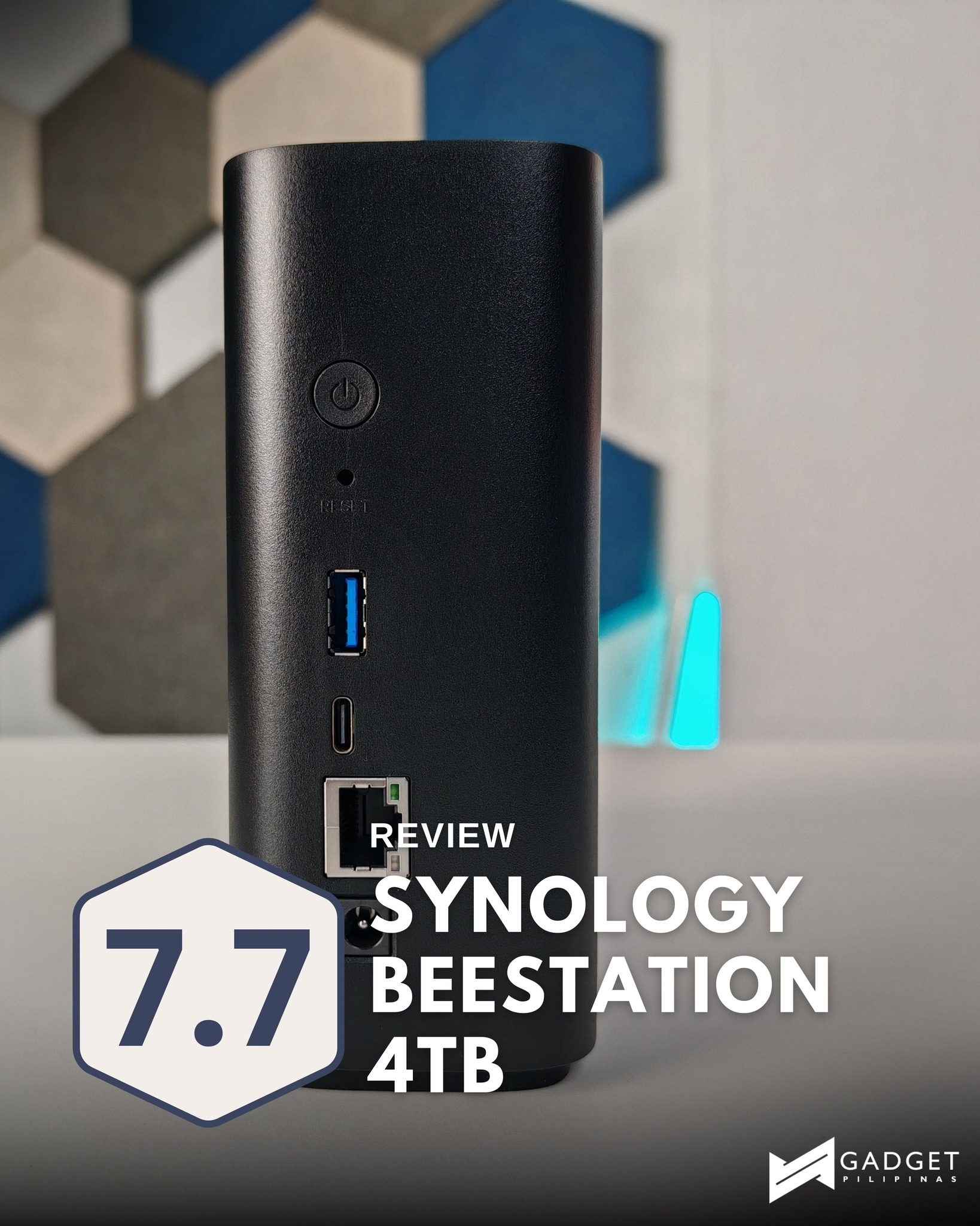 The Synology BeeStation 4TB is a compact and user-friendly device 