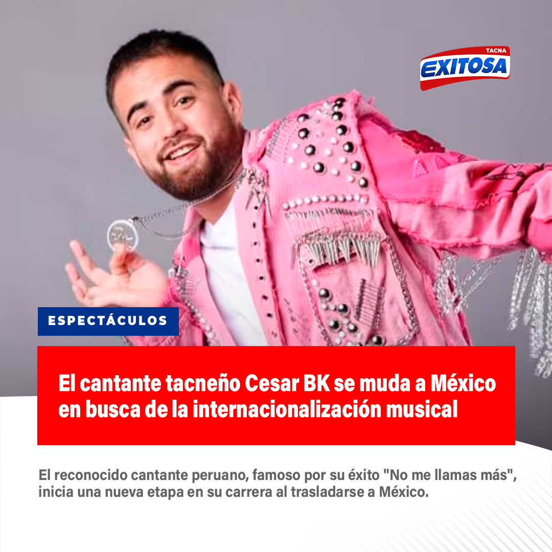 Exitosa Tacna - 🔴🔵 Cesar BK, destacado exponente de la...
