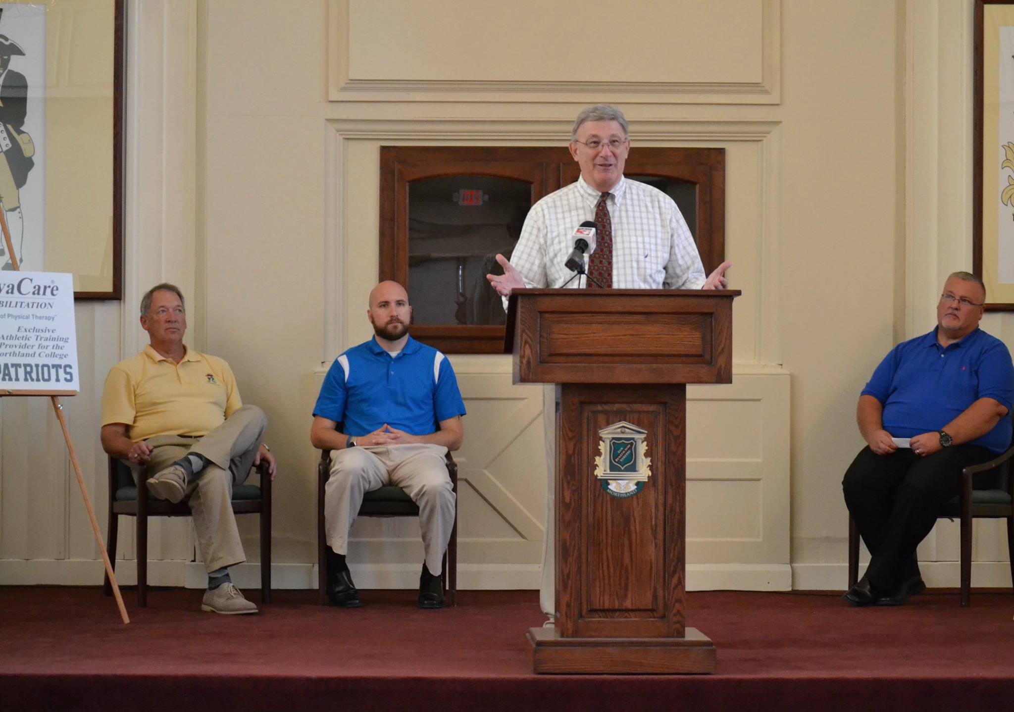 NovaCare Rehabilitation - Head Football Coach Mike Rude addressing the ...