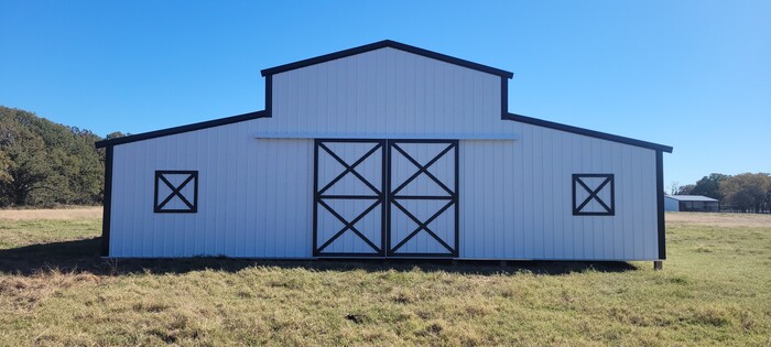 42x40 raised center pole barn!... - Texwin Metal Buildings