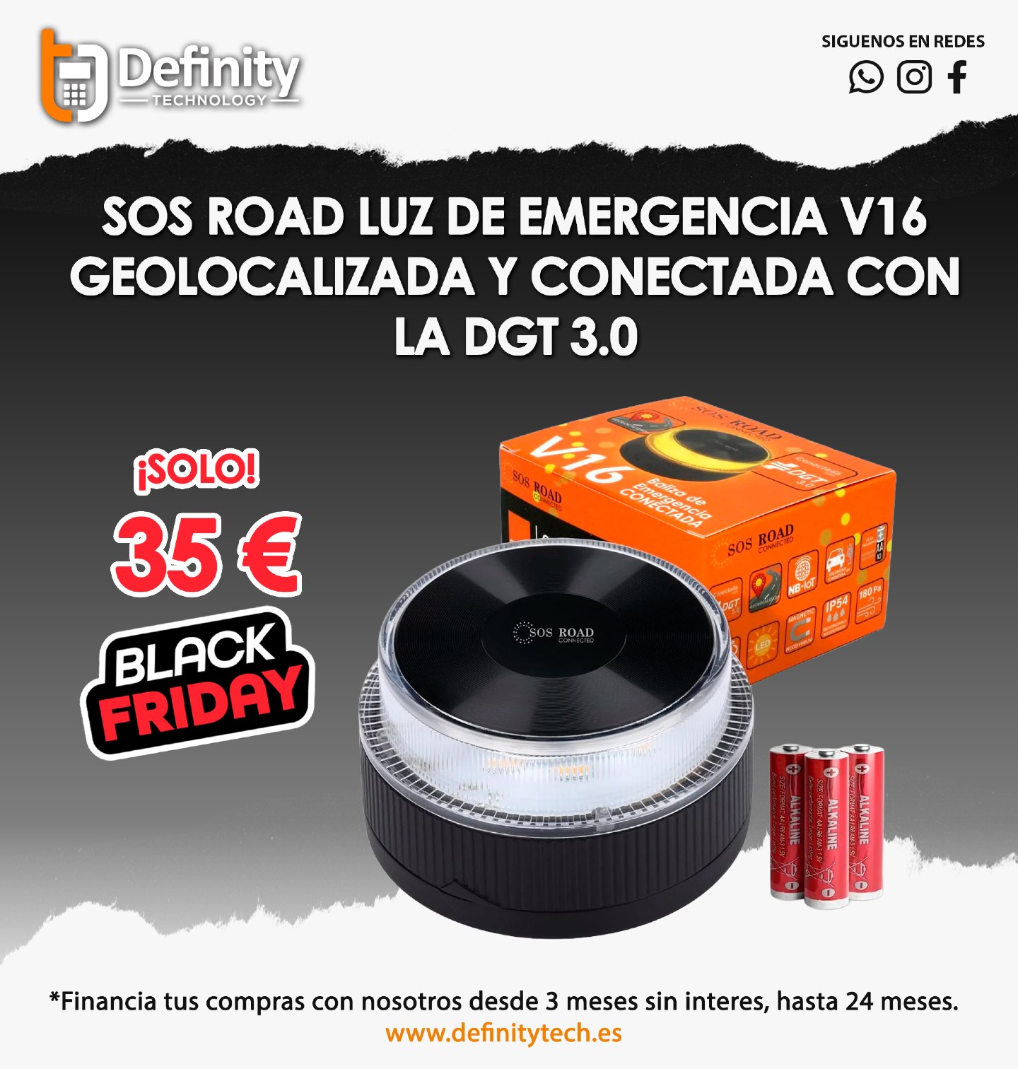 Definity - 🚗⚠️ SOS ROAD – Luz de Emergencia V16 ⚠️🚗 La nueva generación ...
