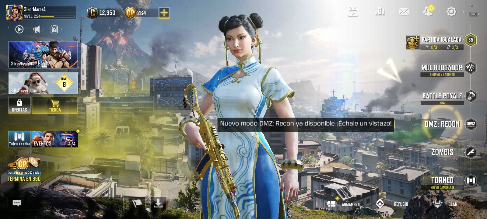 Hola amigos saben si esta skin es la principal de street fighter ...