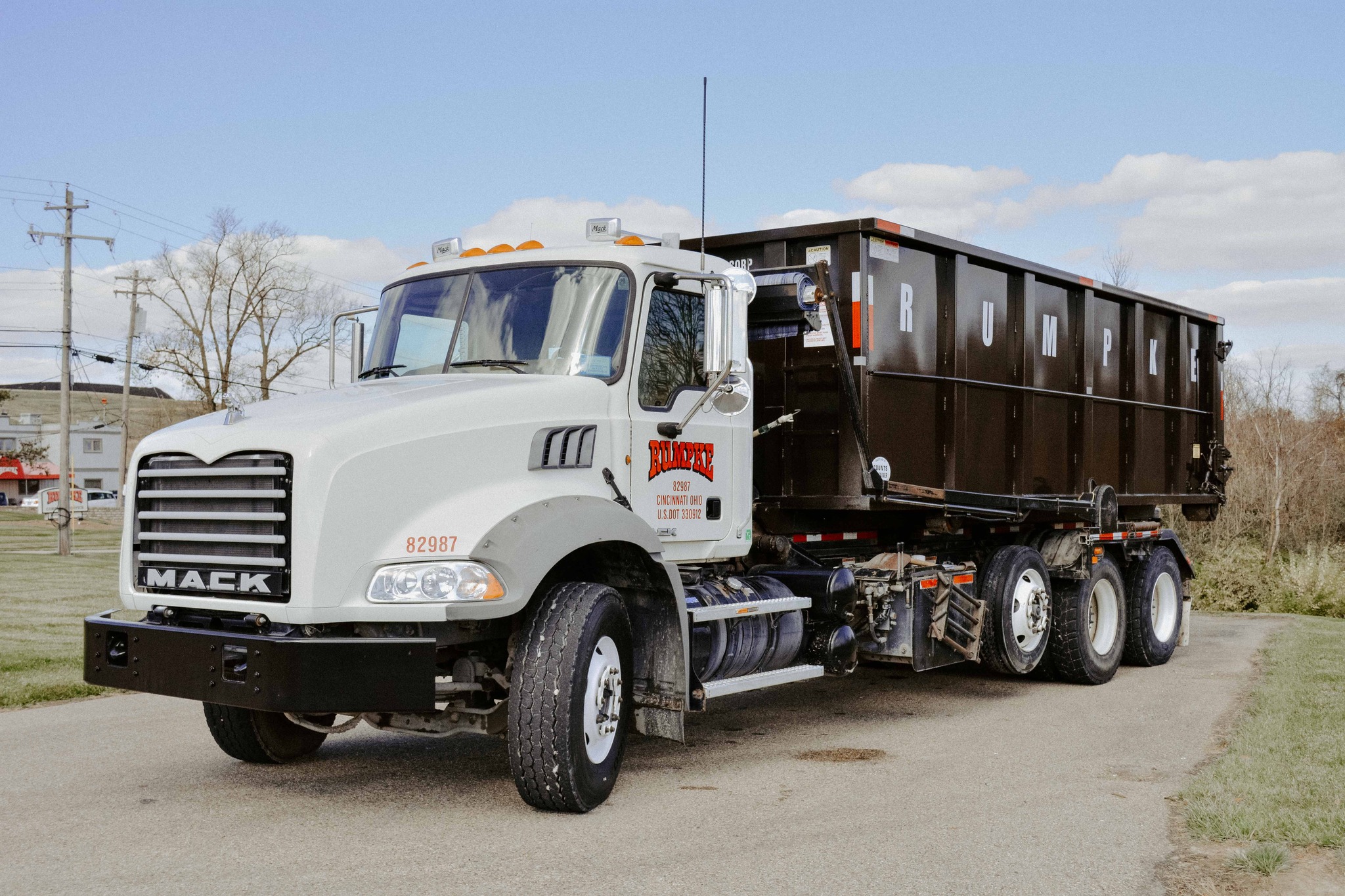Rumpke Waste & Recycling - Roll-off trucks are about 10 feet tall, 8 ...