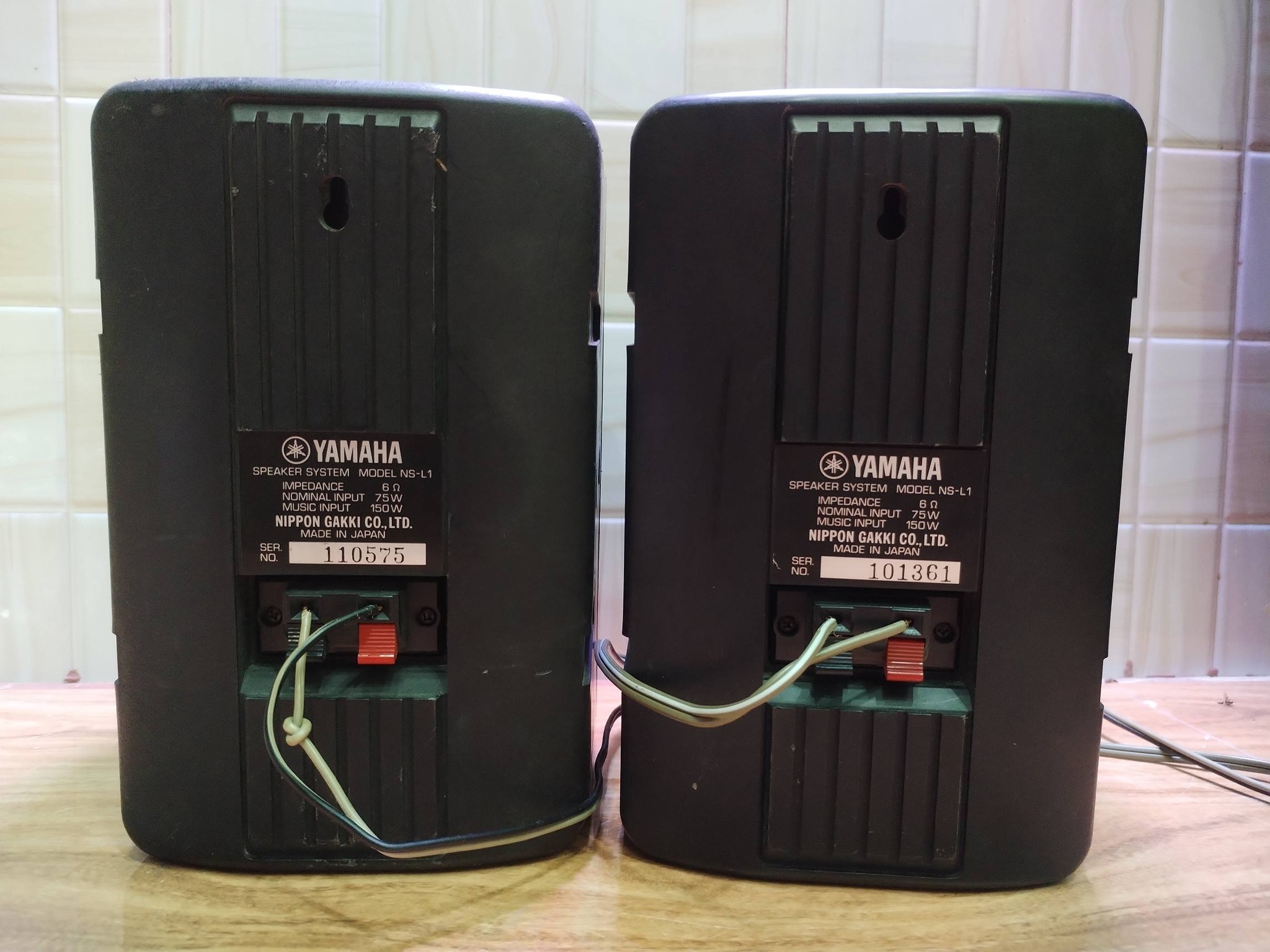 លក់បាស់មួយទឹកជប៉ុនម៉ាក YAMAHA NS-L1 150 w 