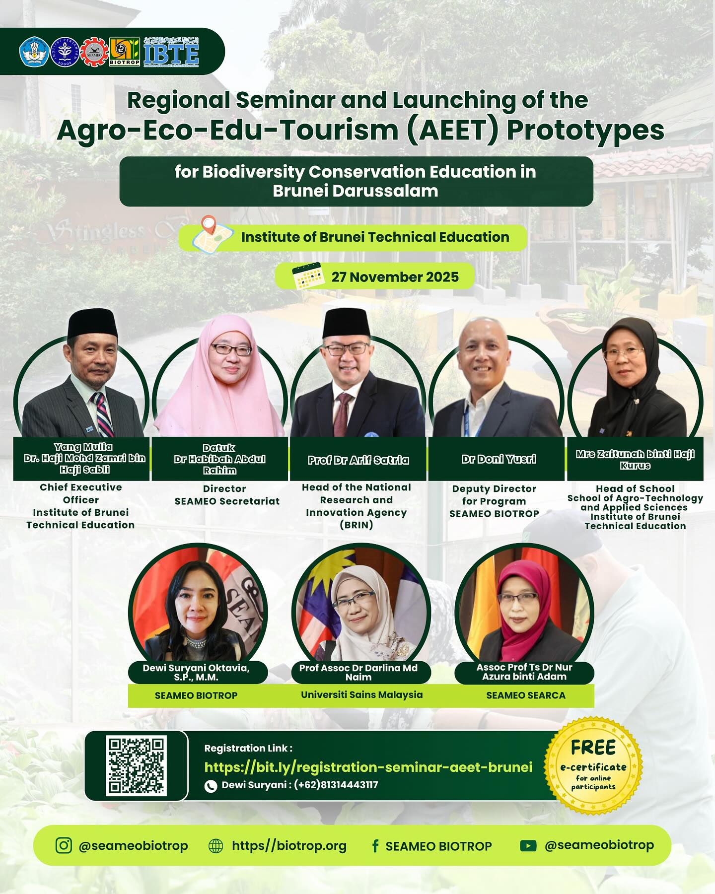 ibte.atc - 📢 Regional Seminar and Launching of the AEET in... | Facebook