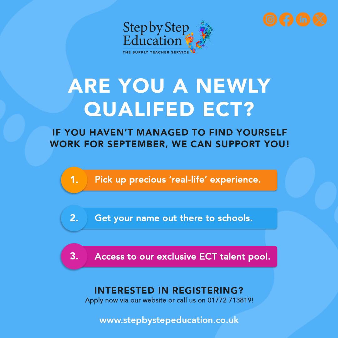 Are you a newly qualified ECT... - Step By Step Education Ltd | Facebook