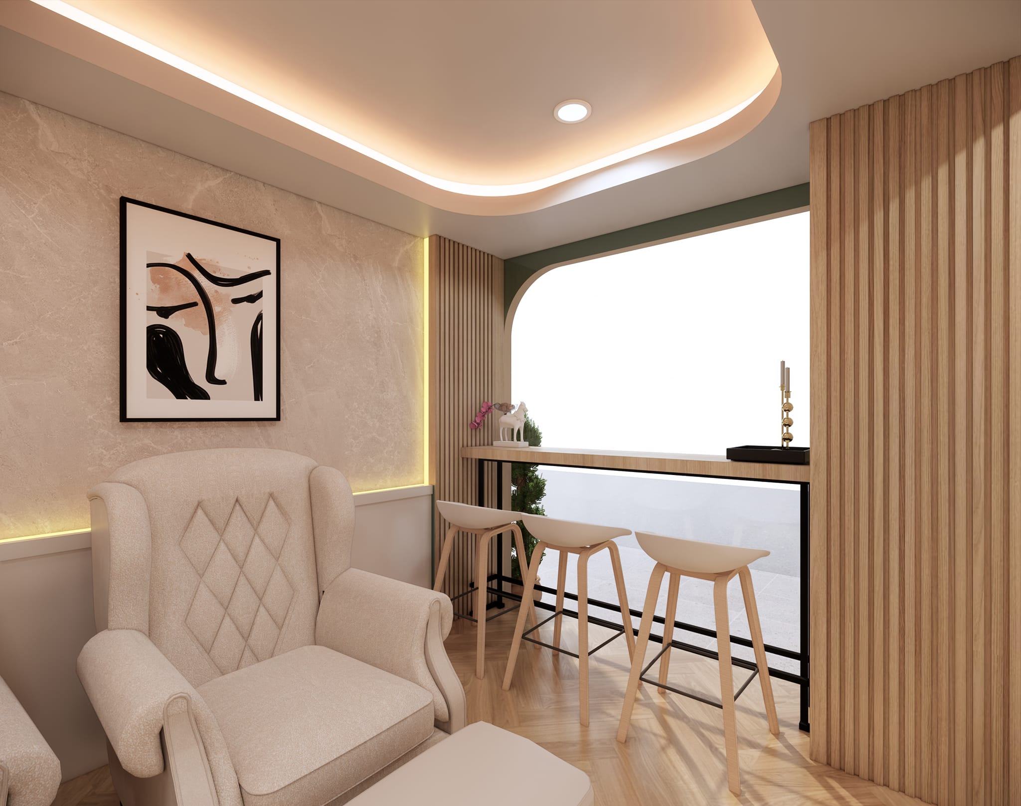 Haus interior hatyai จำหน่าย ผ้าม่าน วอลเปเปอร์และงาน มู่ลี่ ม่านปรับ ...