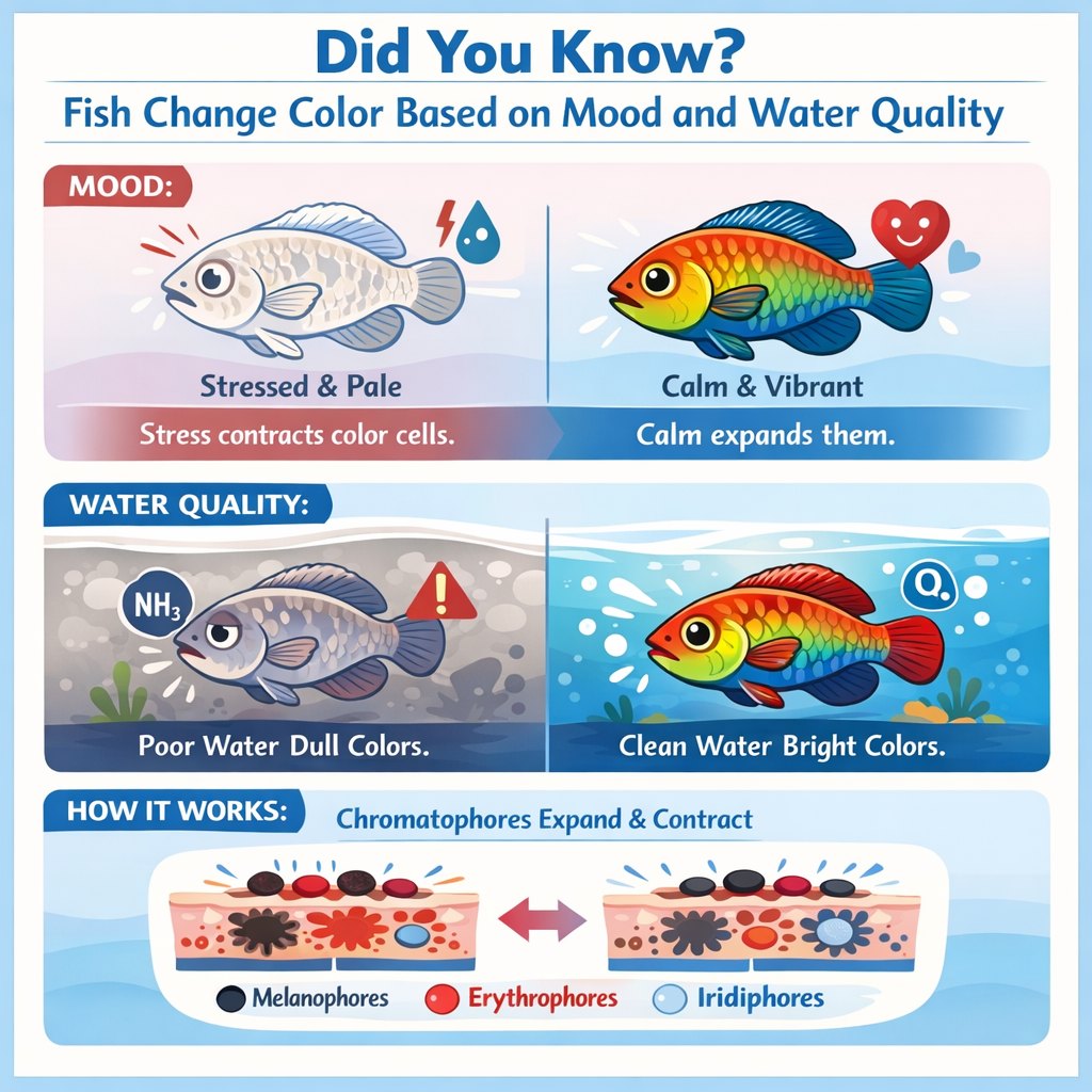 Bits n' Fishes - Did you know fish can change color based... | Facebook