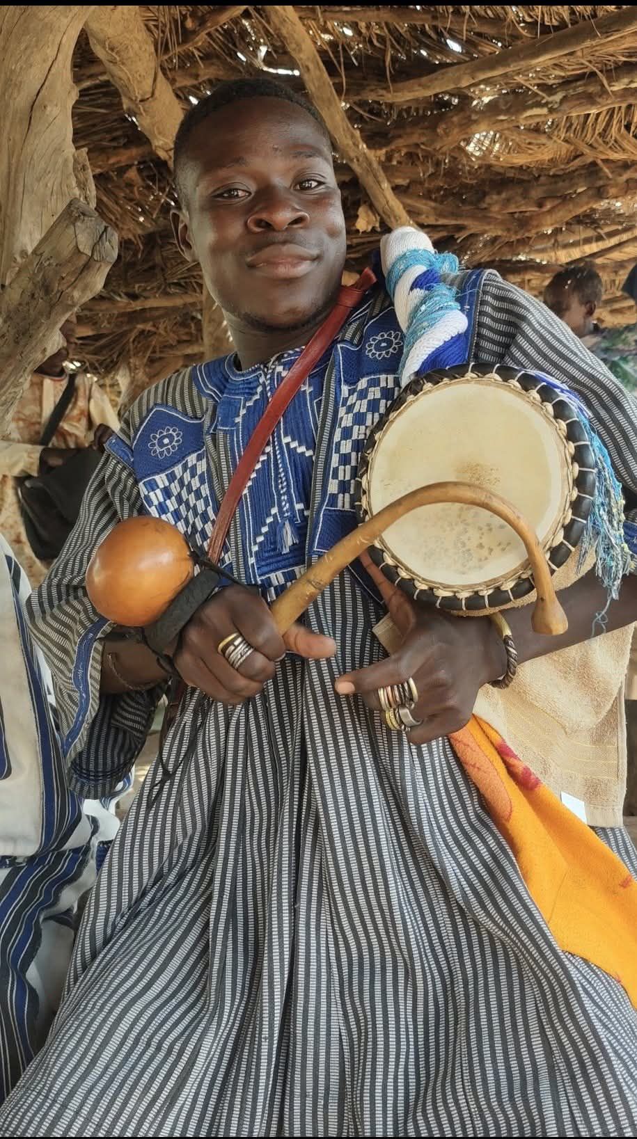 Bracelet Hochets Africains – Instrument à Percussion – Fabriqué à La Main – Coques De Fruits Et Bois