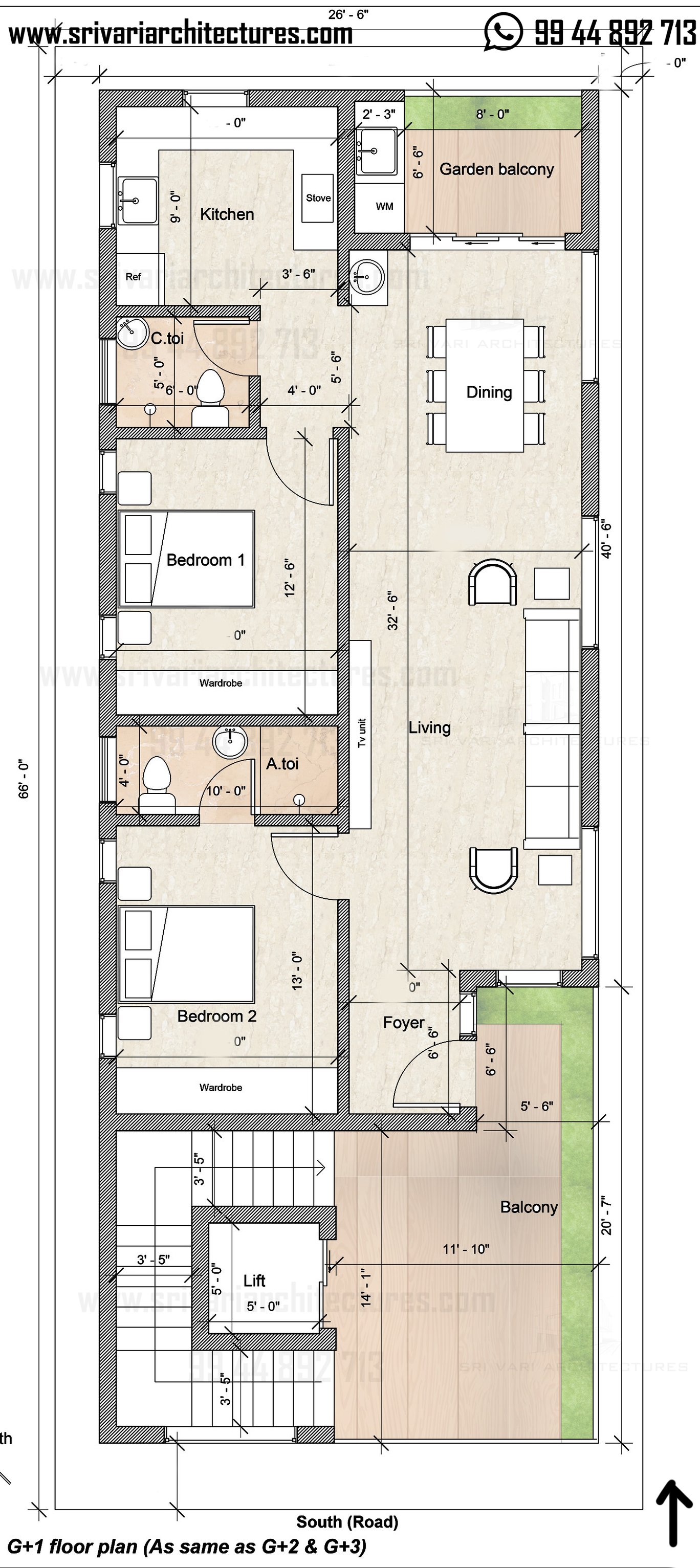 Sri Vari Architectures - West facing floor plan 30' x 40' https ...