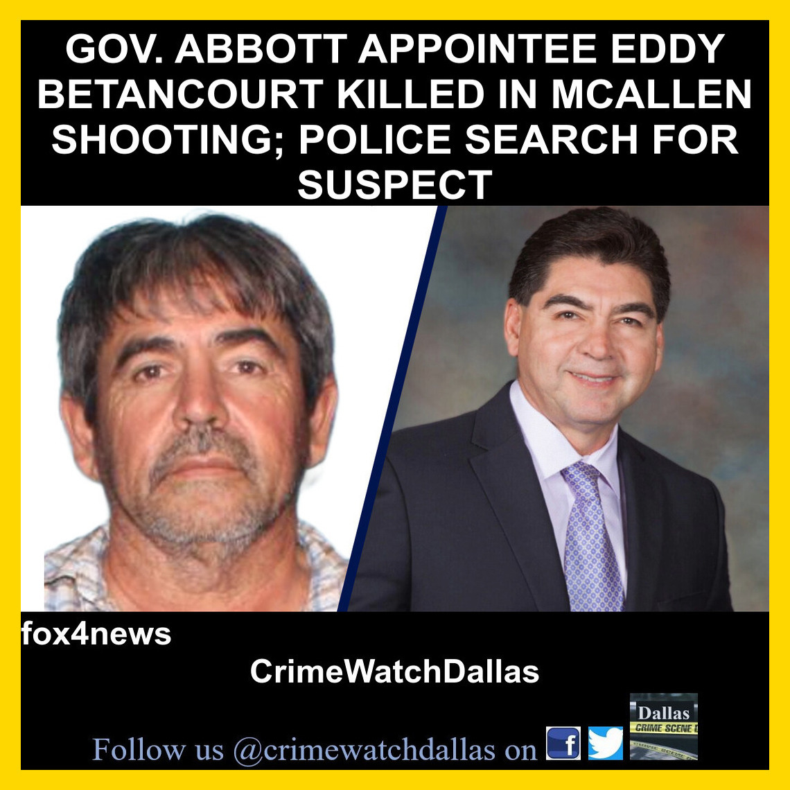 Crime-Watch-Dallas - The Brief Police are searching for Reynaldo Mata ...