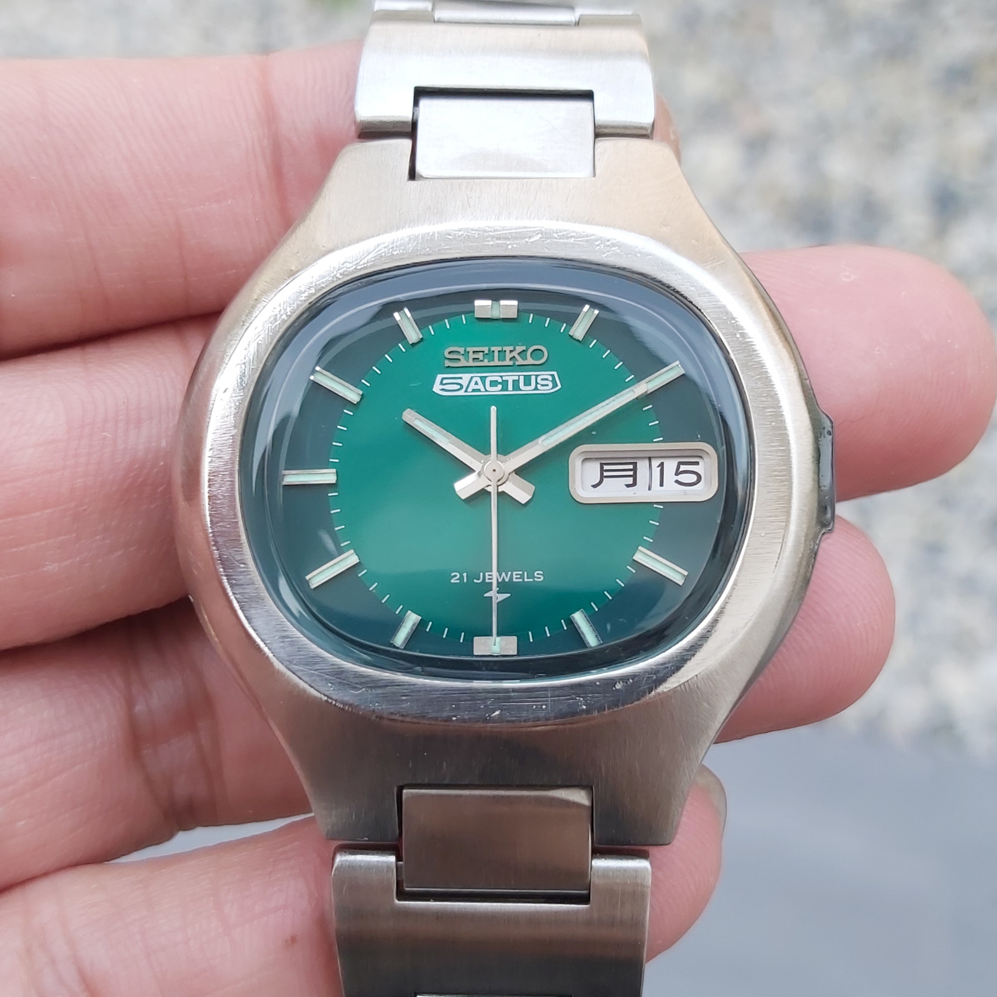 Vintage1976 Seiko Actus 7019-5010 Automatic 21 Jewels Day&Date 