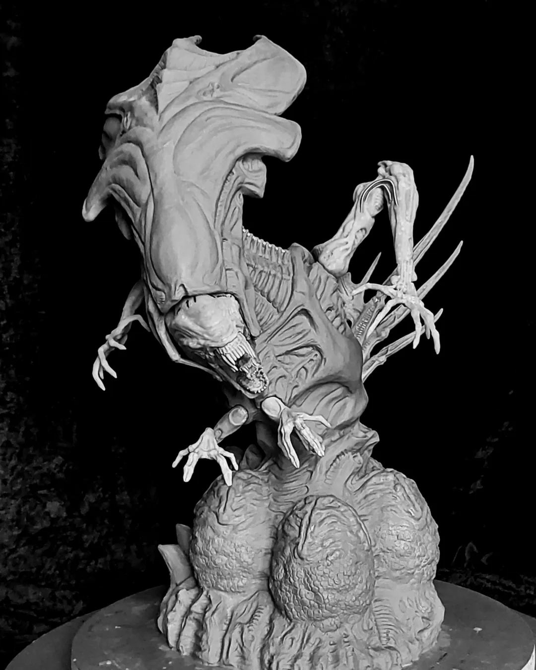 A.E.F. Designs Aliens Queen Egg Chamber diorama model kit