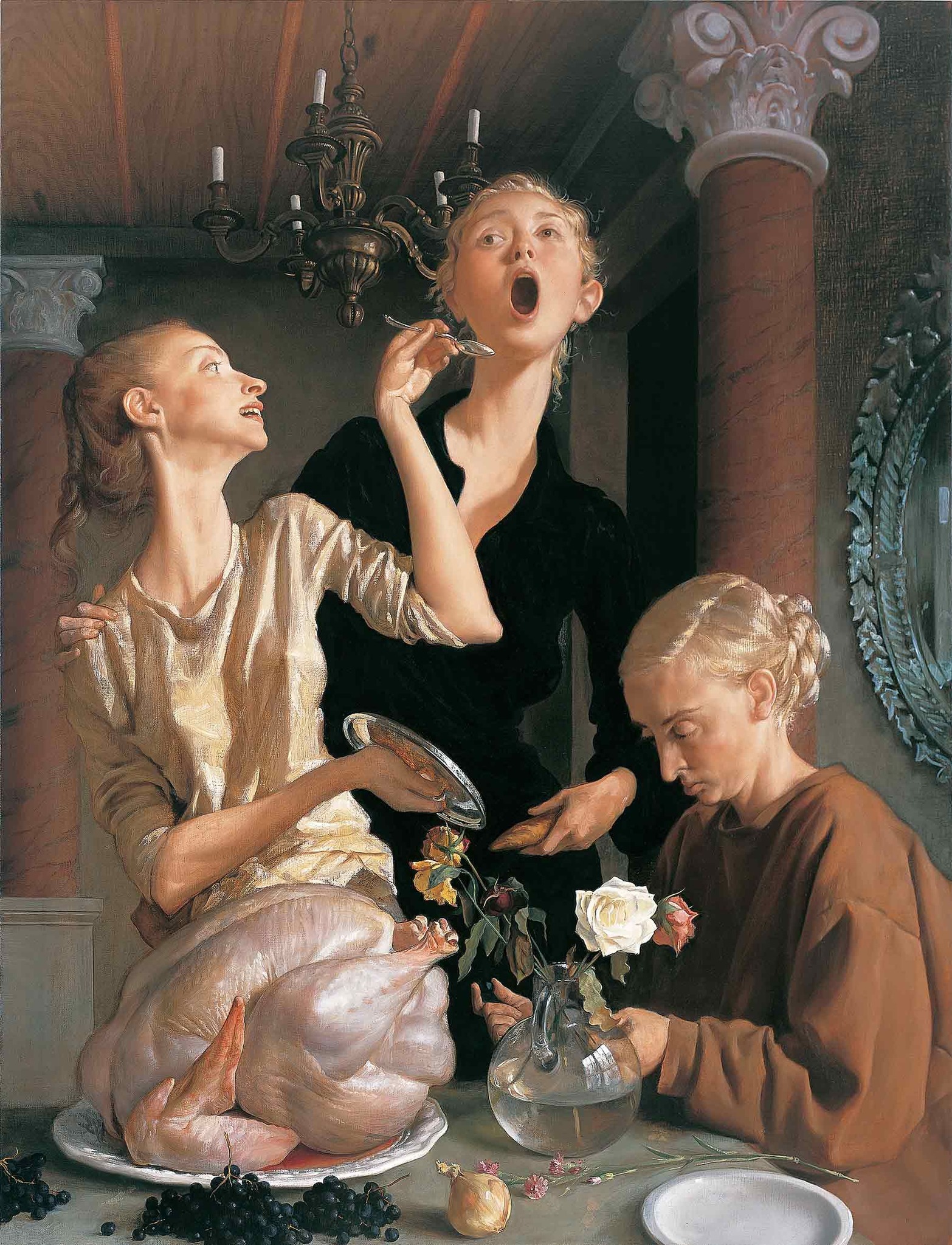 John Currin's 'Memorial' exhibition at Gagosian Gallery